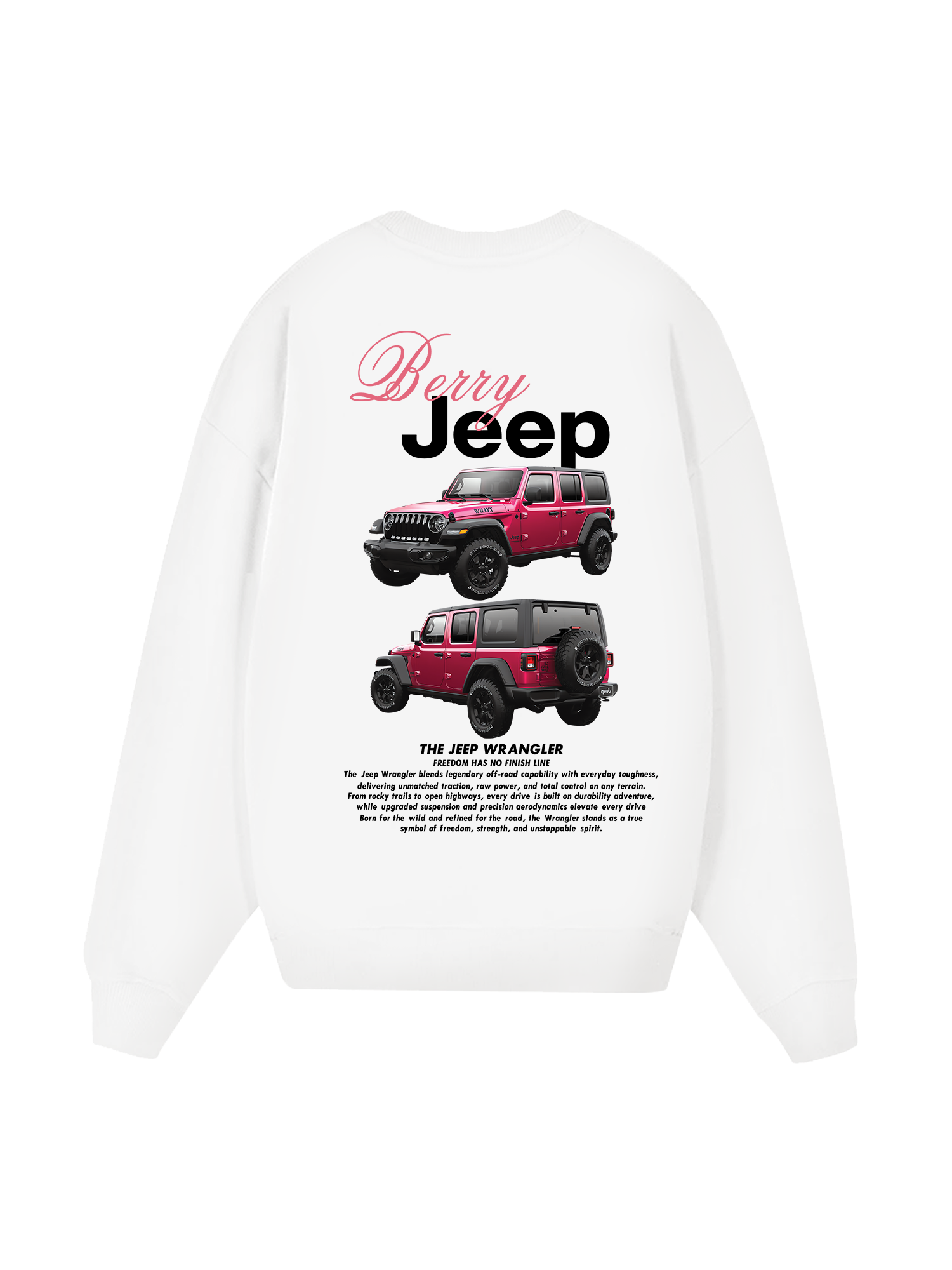 Berry Jeep Sweater