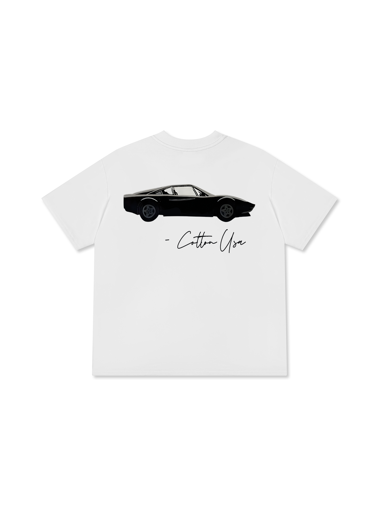 Áo Thun Relaxed Fit Classic Car Black