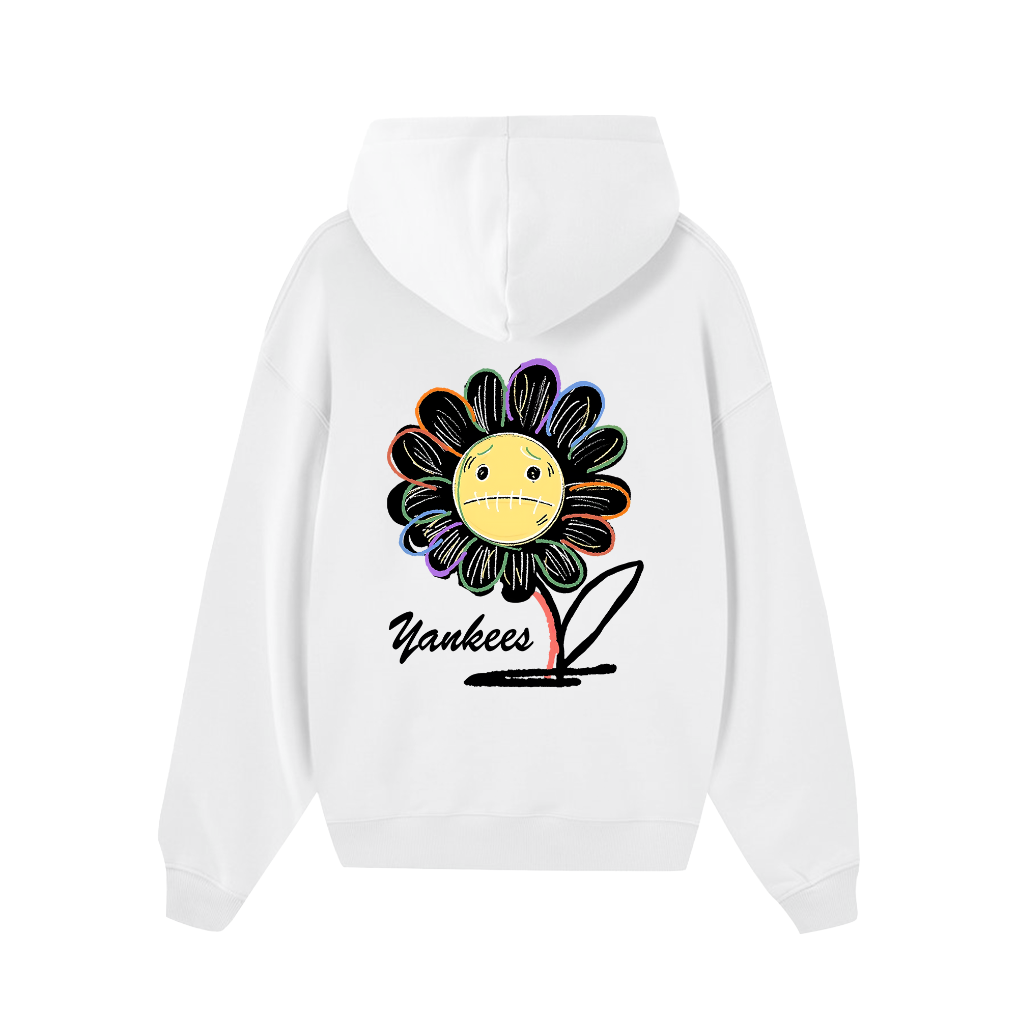 MLB Floral Smiley Flower Hoodie