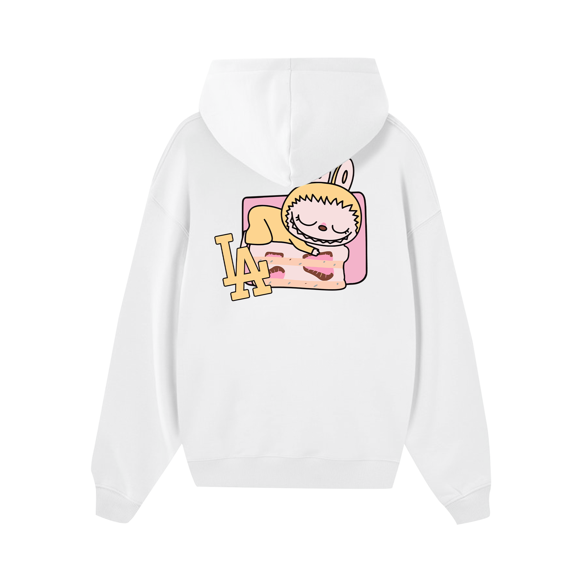 MLB Labubu Strawberry Pie LA Hoodie