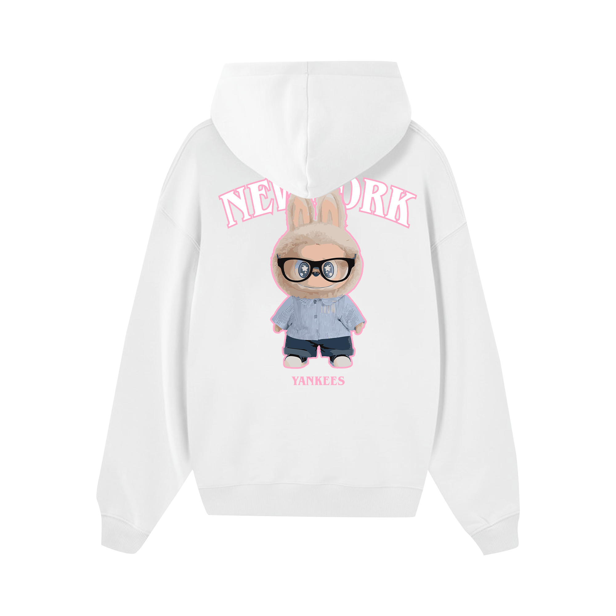 MLB Labubu New York Eyeglasses Hoodie