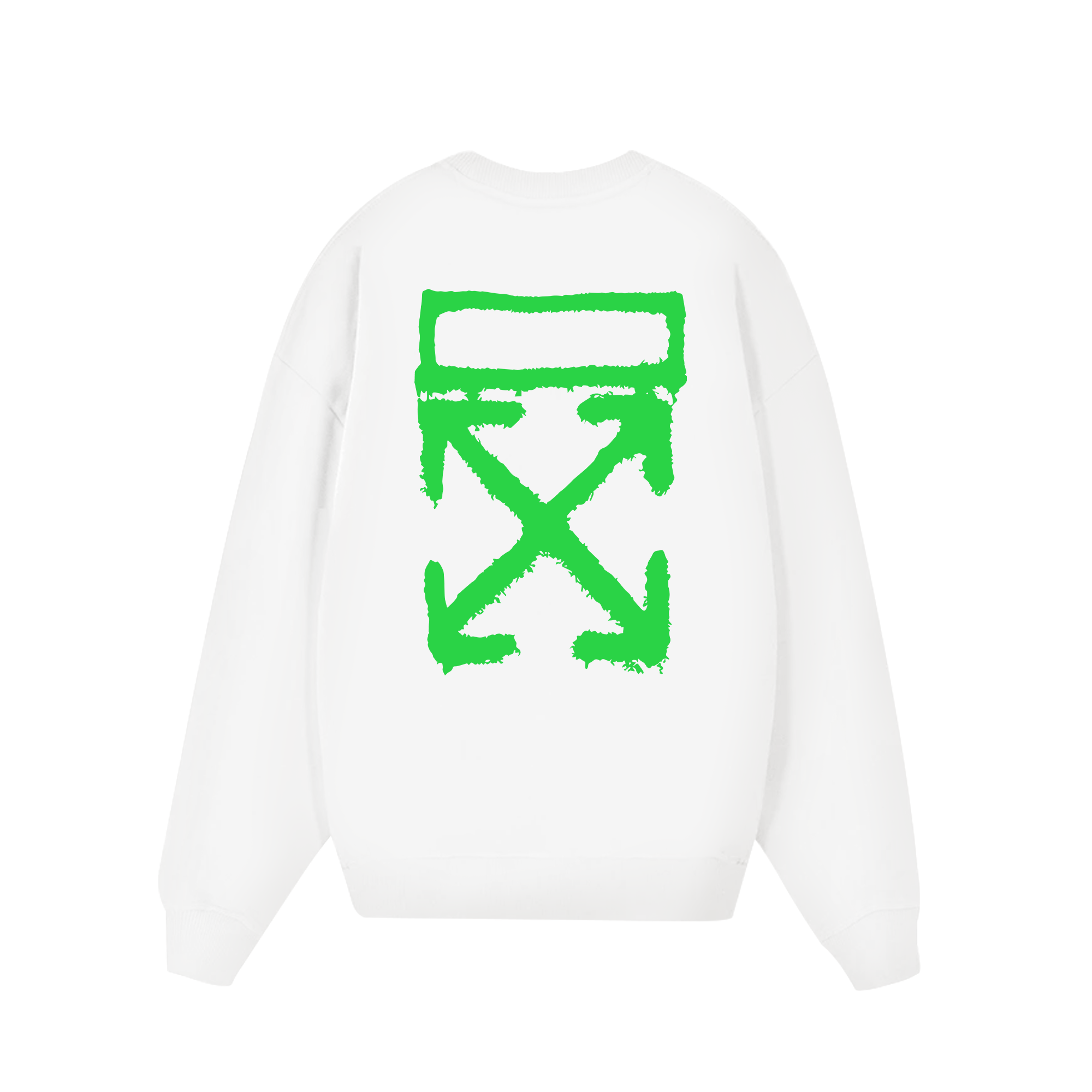 Off White Spray Paint Sweater