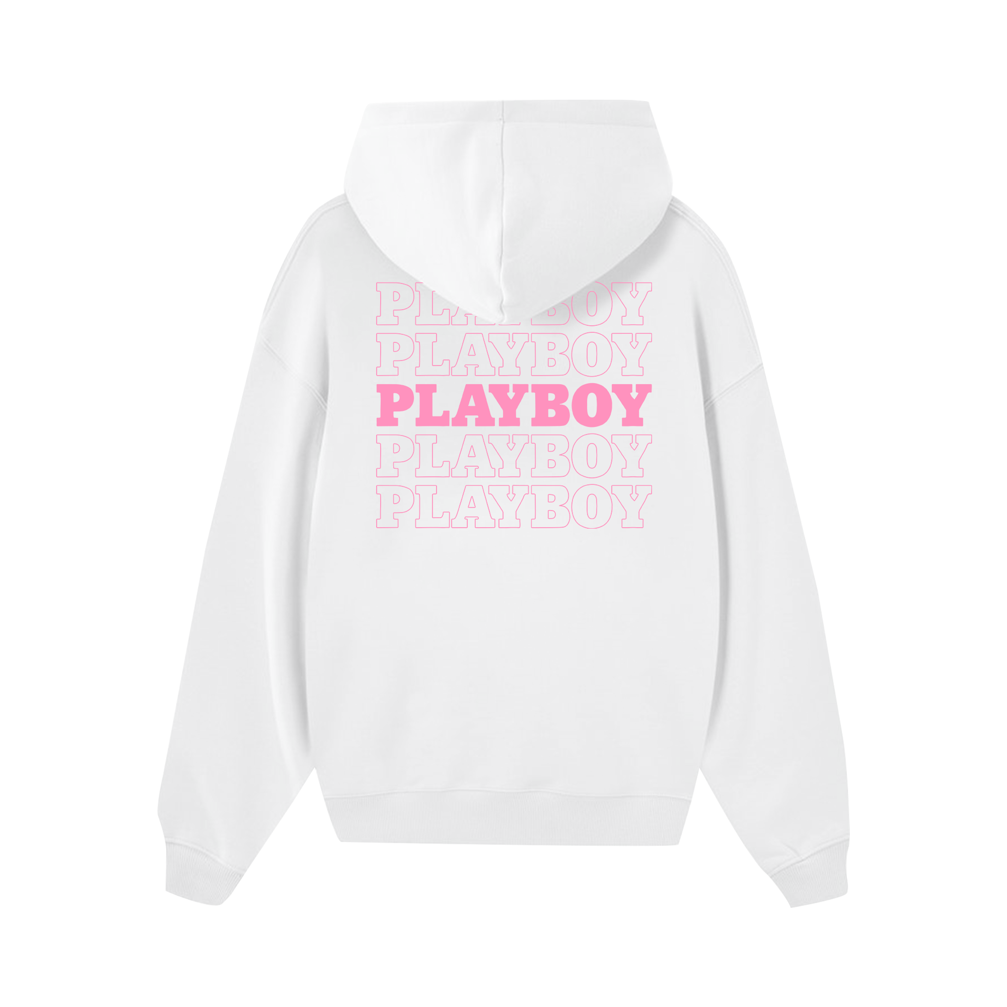 Play Boy Pink Repeating Masthead Hoodie