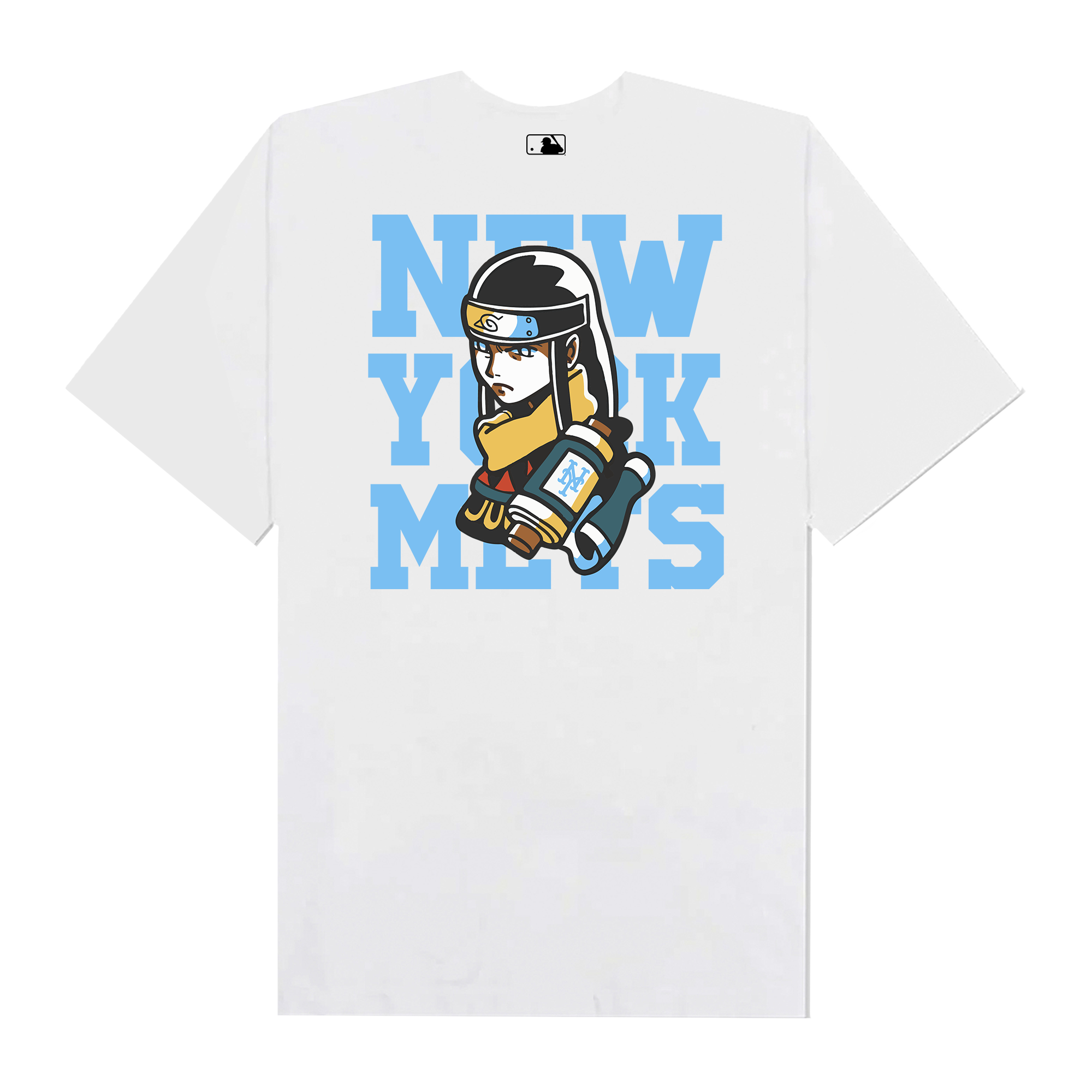 MLB Anime Naruto Neji New York Mets T-Shirt