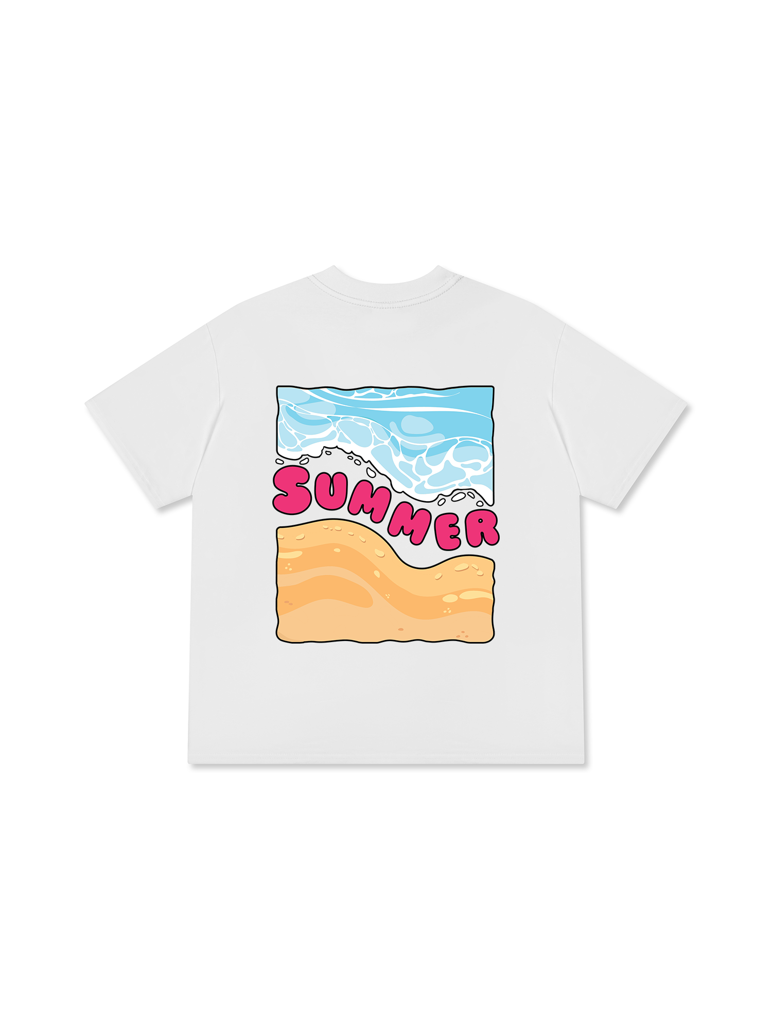 Áo Thun Relaxed Fit Tropical Summer Beach