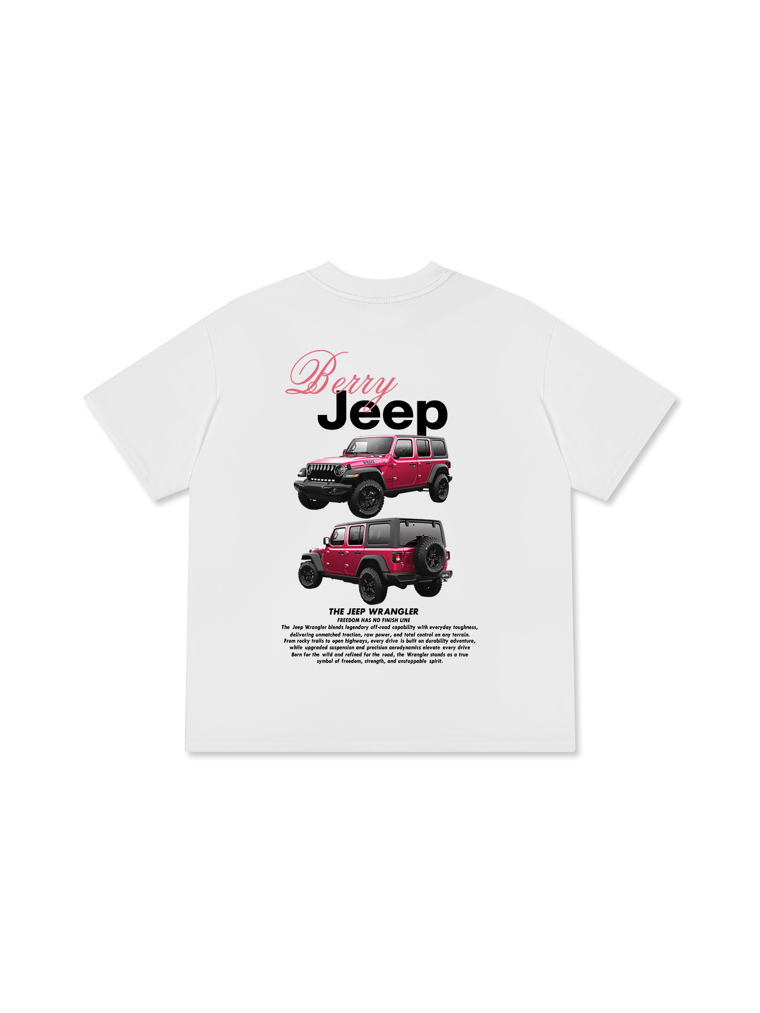 Áo Thun Relaxed Fit Berry Jeep