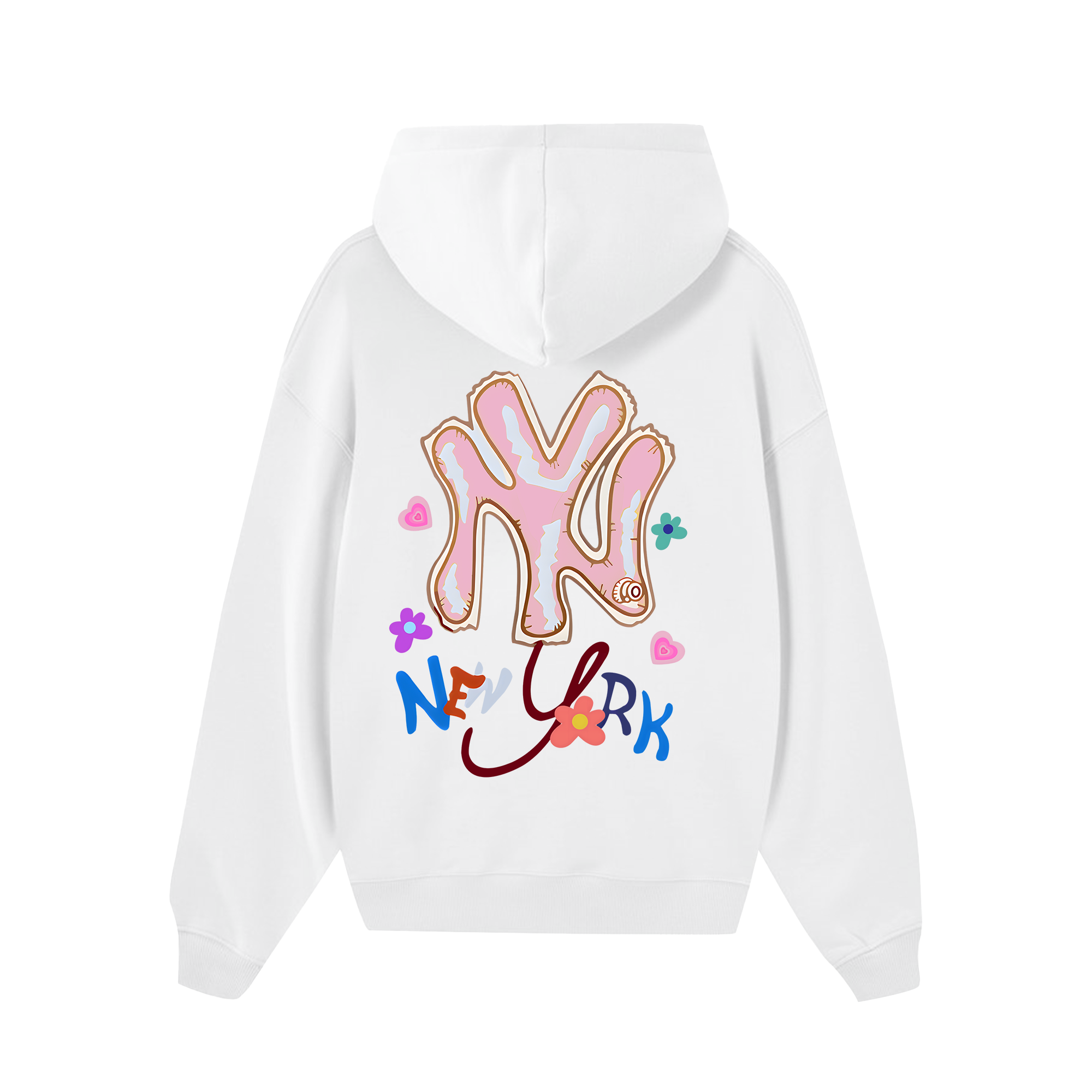 MLB Floral New York Yankees Cute Flower Hoodie