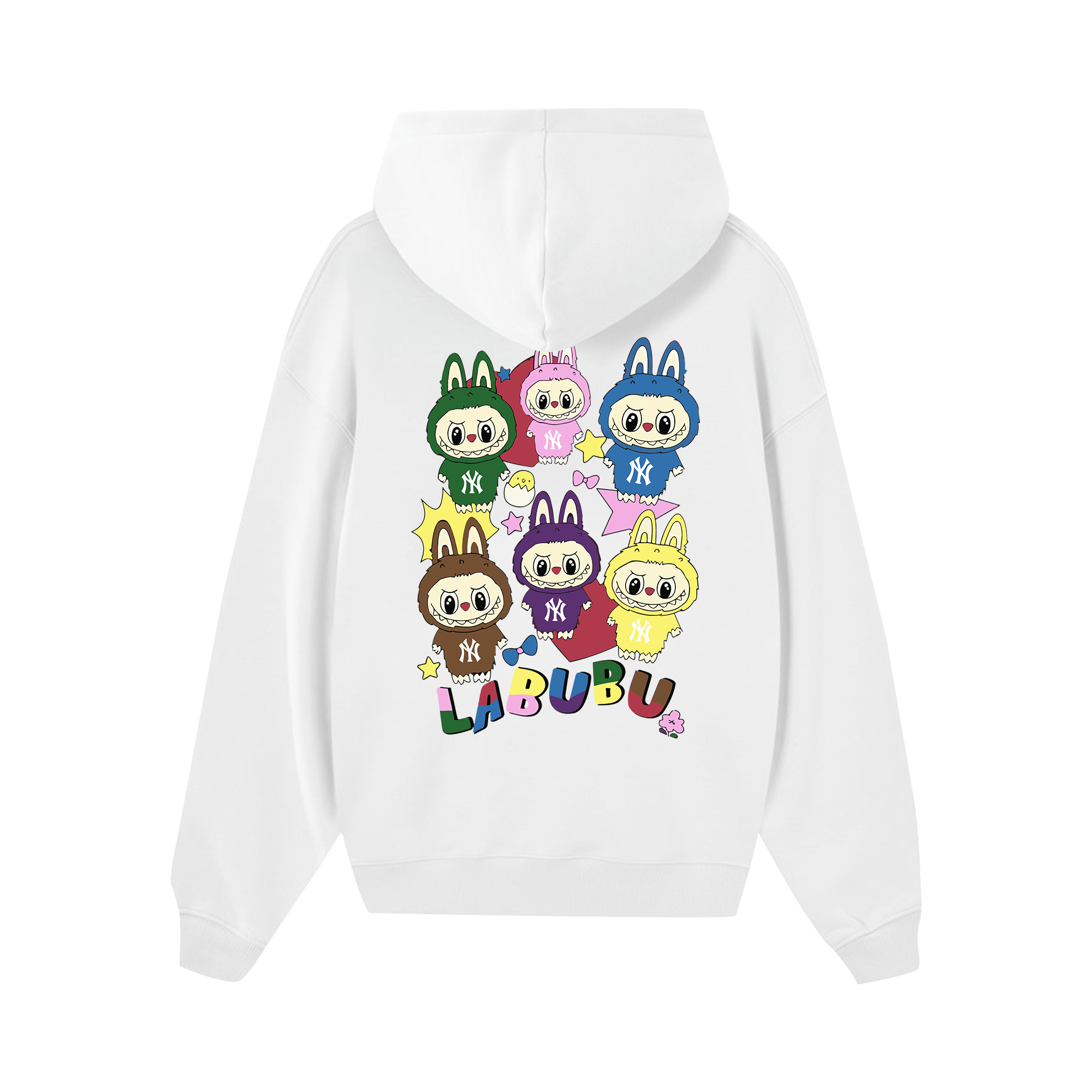 MLB Labubu Cute Team NY Hoodie