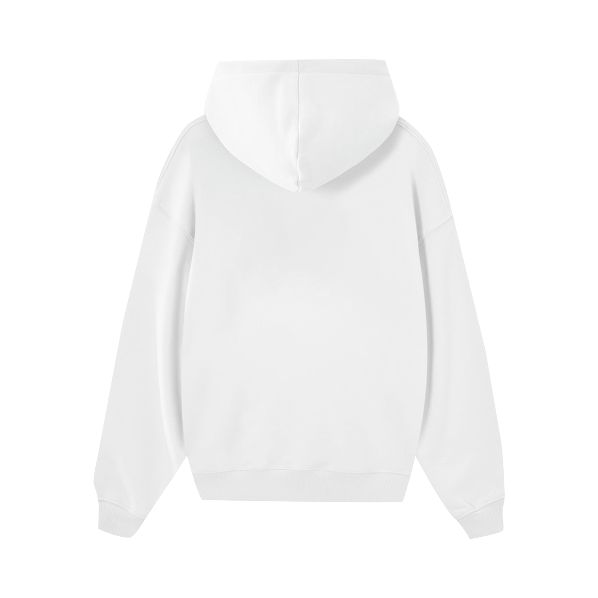 Off White Ironic Quote Over Hoodie