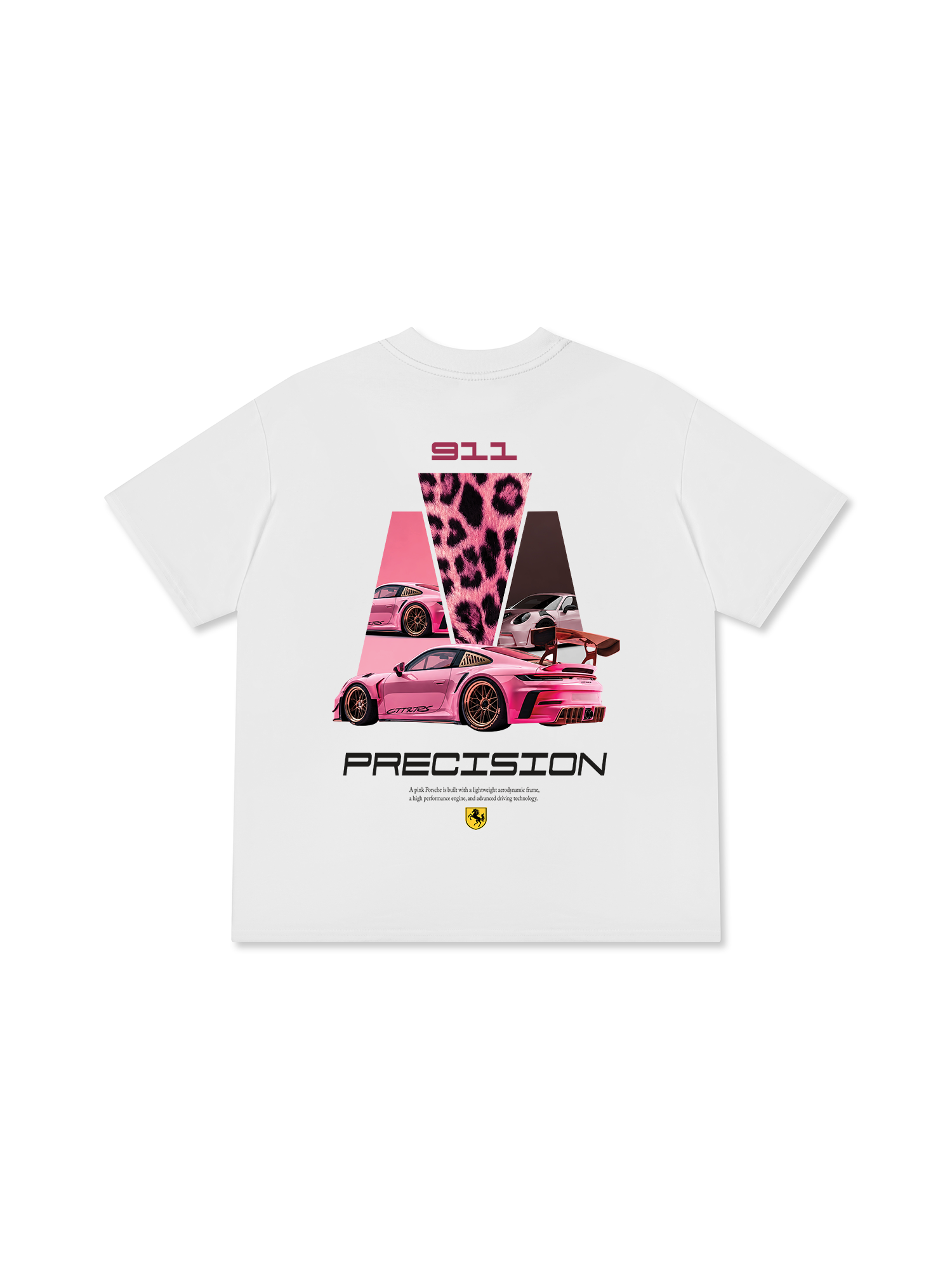 Áo Thun Relaxed Fit Leopard Pink 911