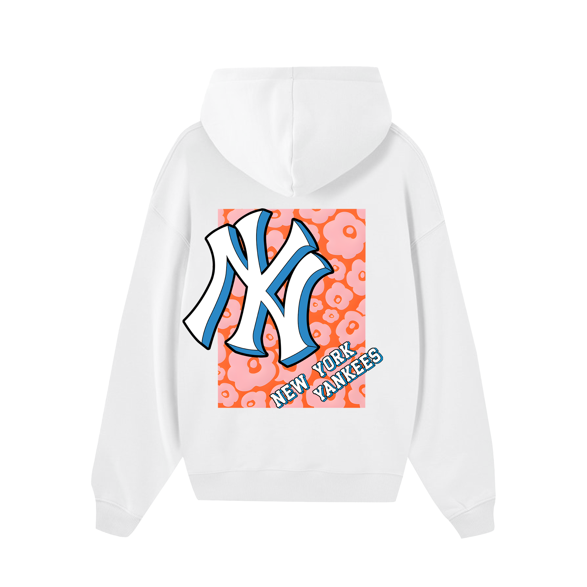 MLB Floral Groovy Pink Flower Hoodie