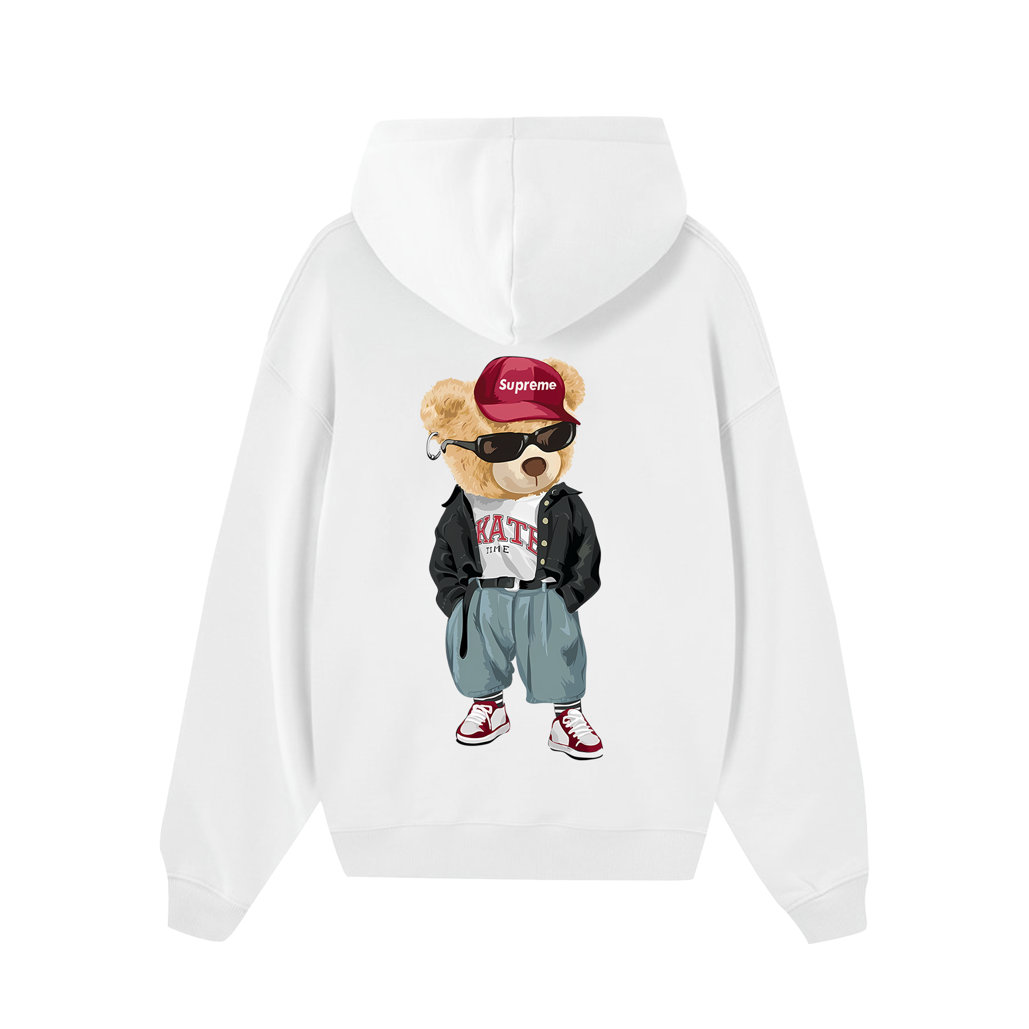 Supreme Bear Hip Hop Hoodie