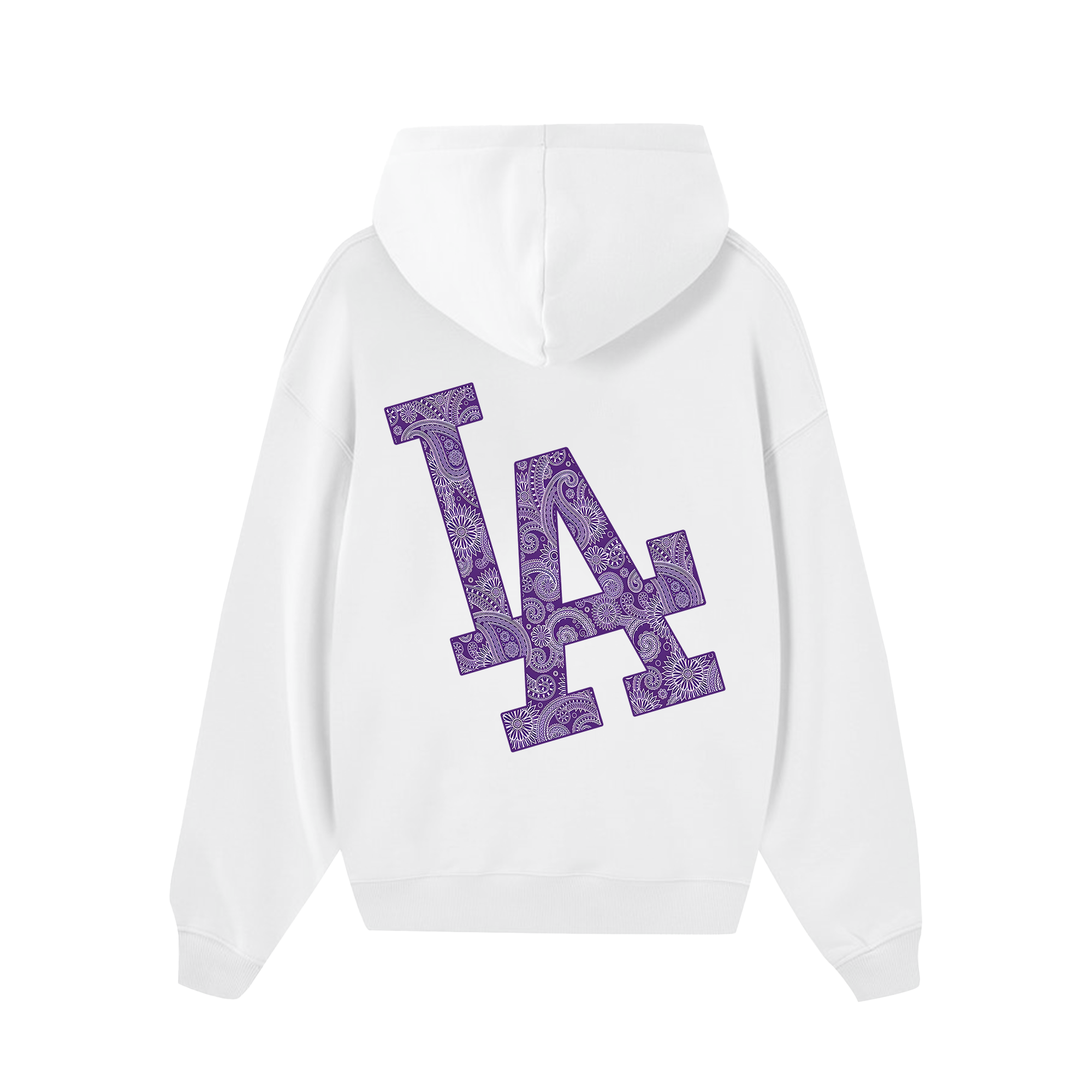 MLB Floral Purple Bandana Hoodie