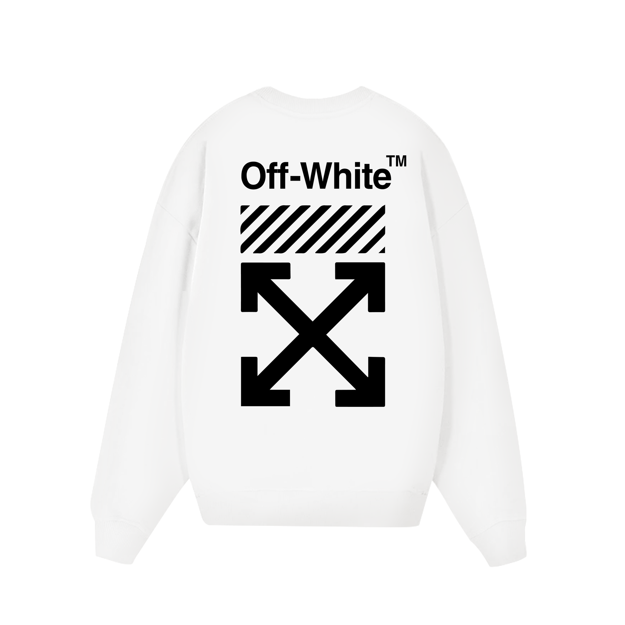 Off White Basic Logo Sweater