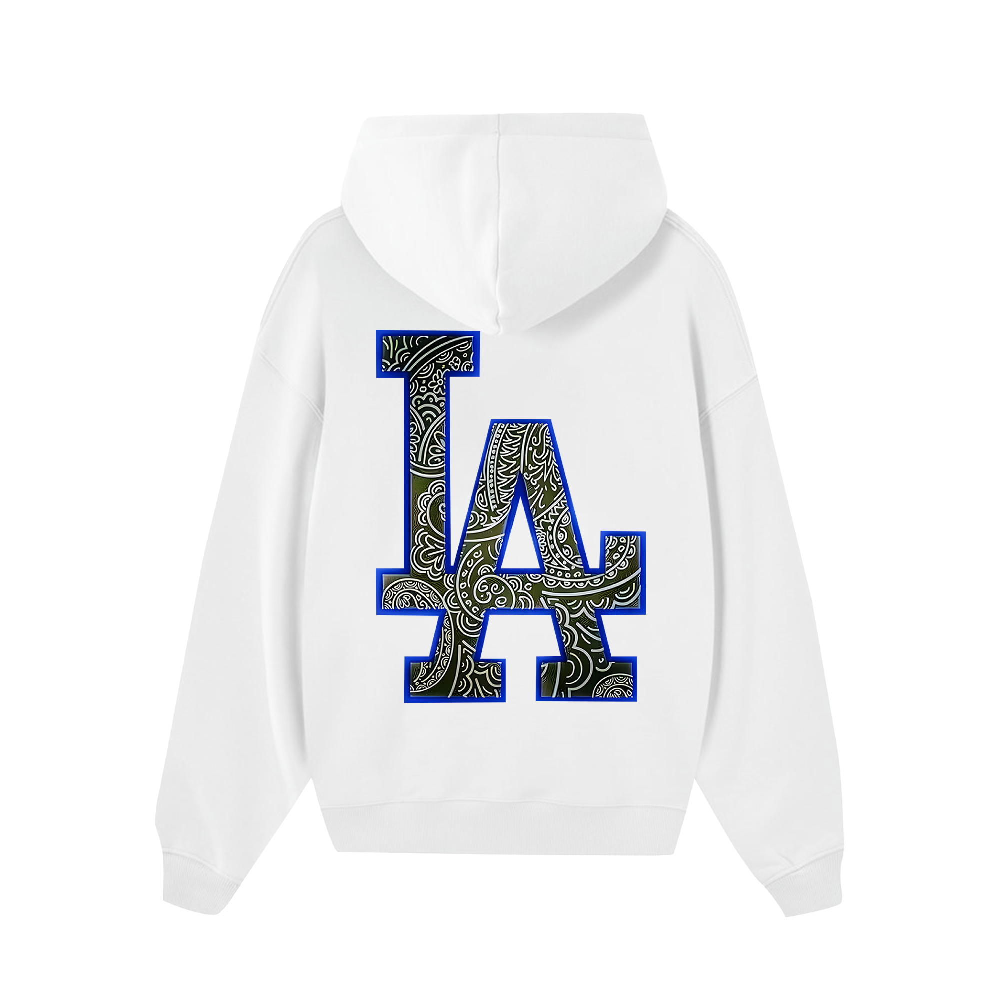 MLB Floral Blue Black Hoodie