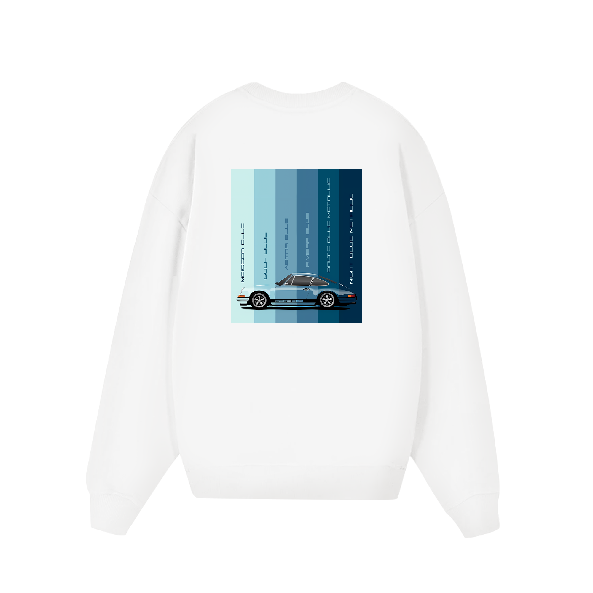 Porsche Blue Palettes Sweater