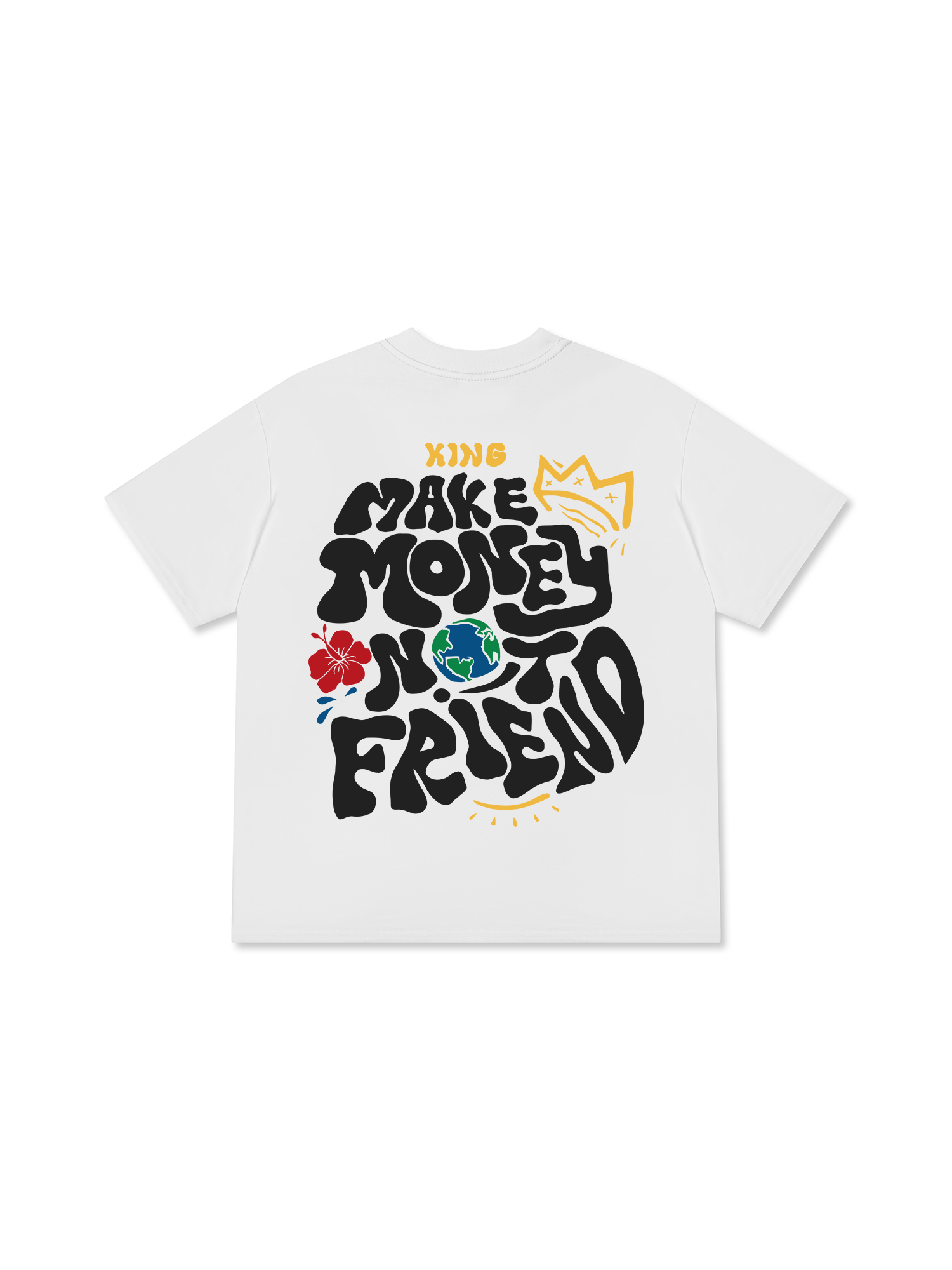 Áo Thun Relaxed Fit Money King Make Not Friend