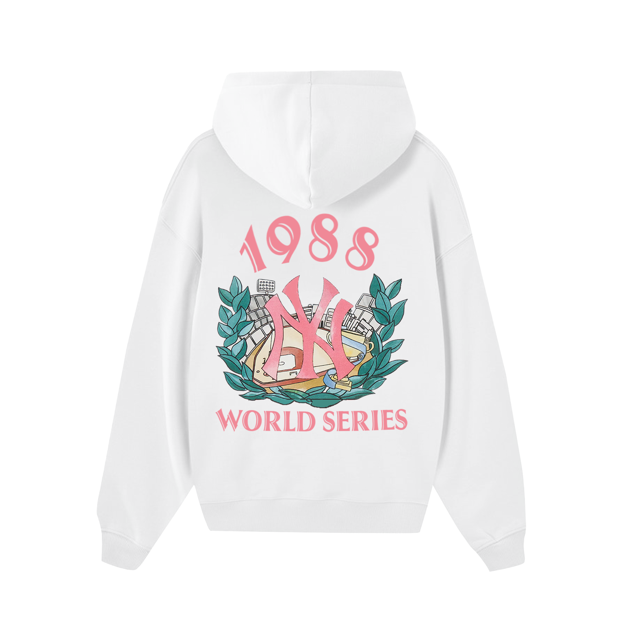 MLB Floral 1988 WorMLB Floral World Series Hoodie