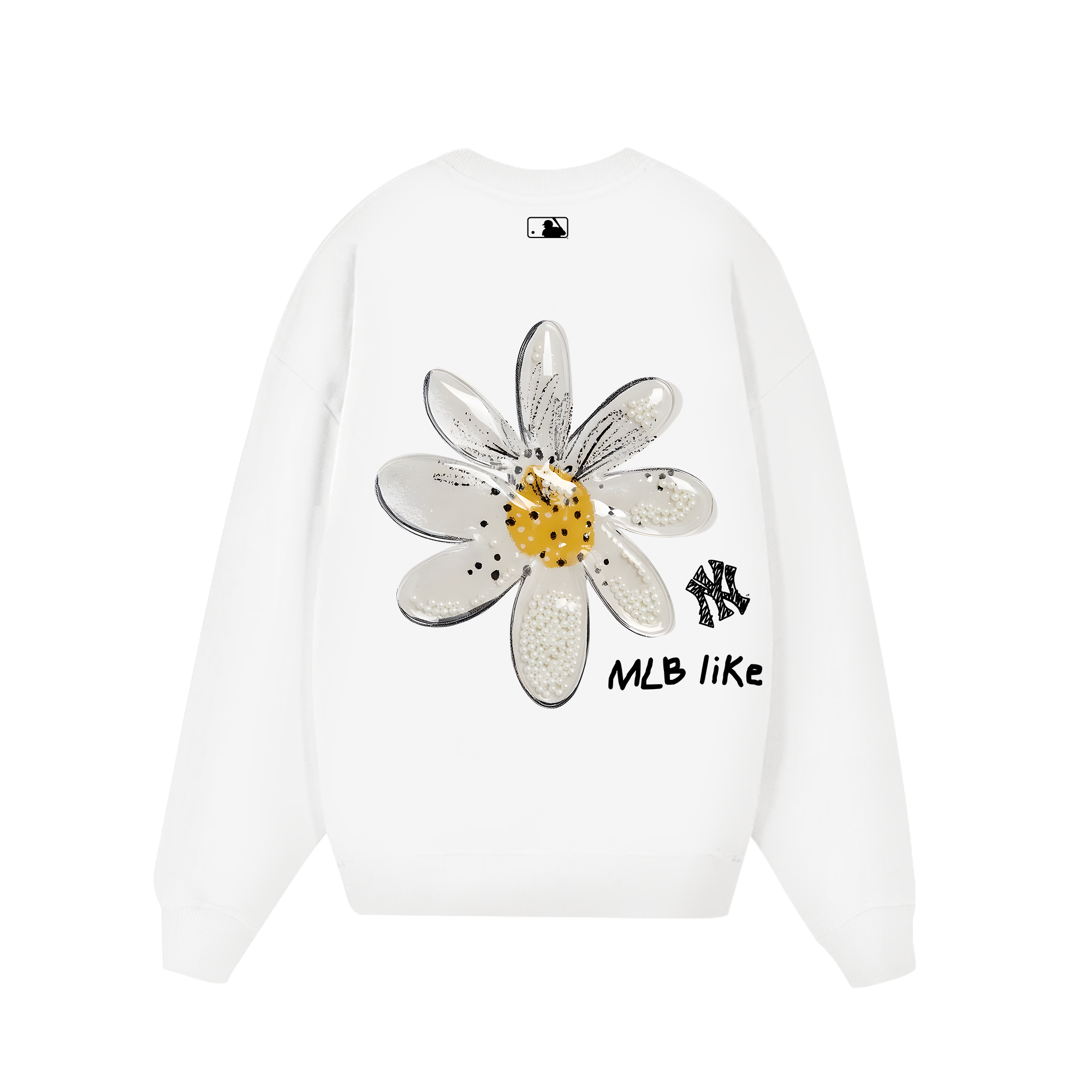 MLB Floral Daisy MLB Like Sweater