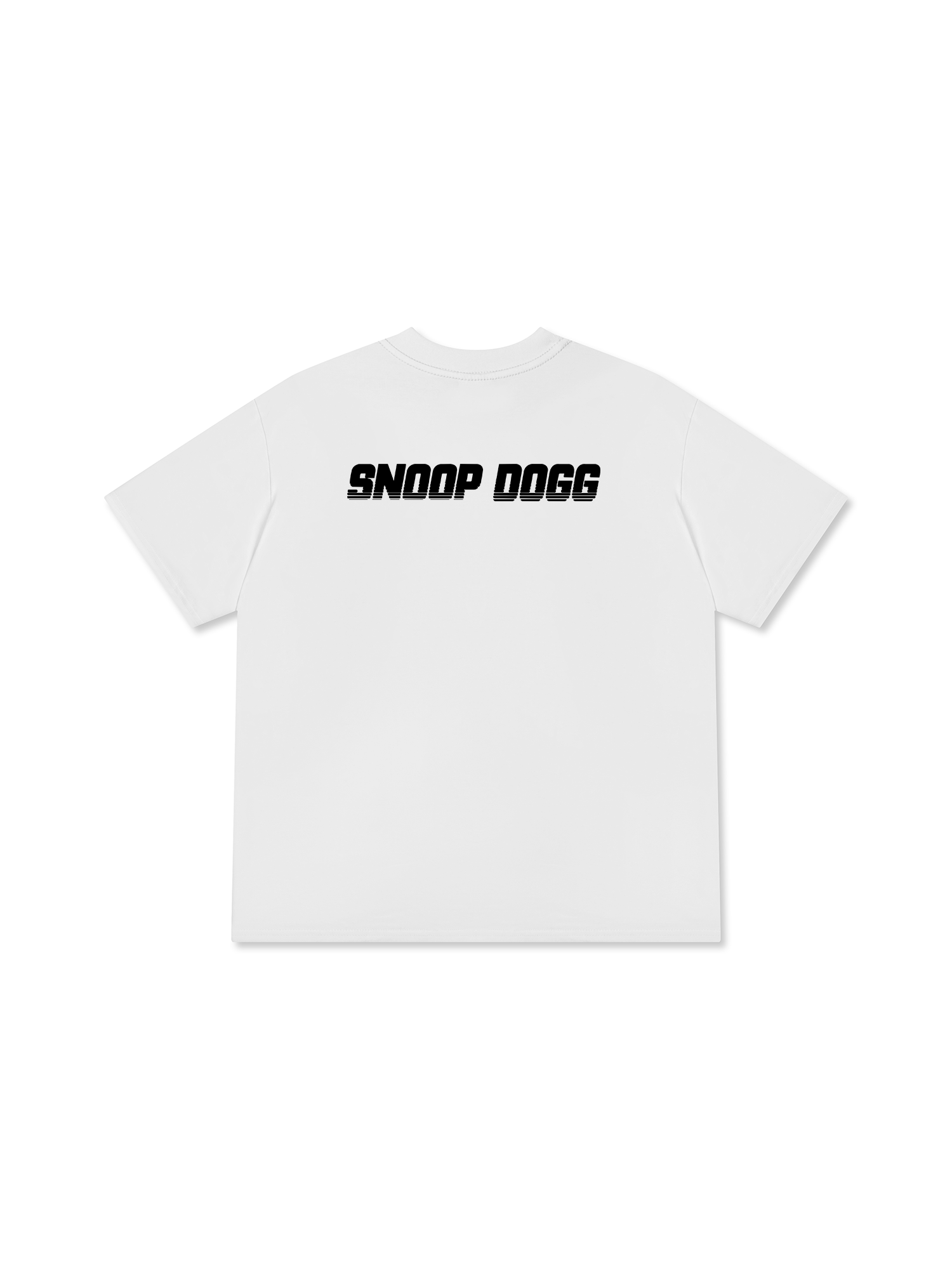 Áo Thun Relaxed Fit Rapper Black And White Snoop Dog