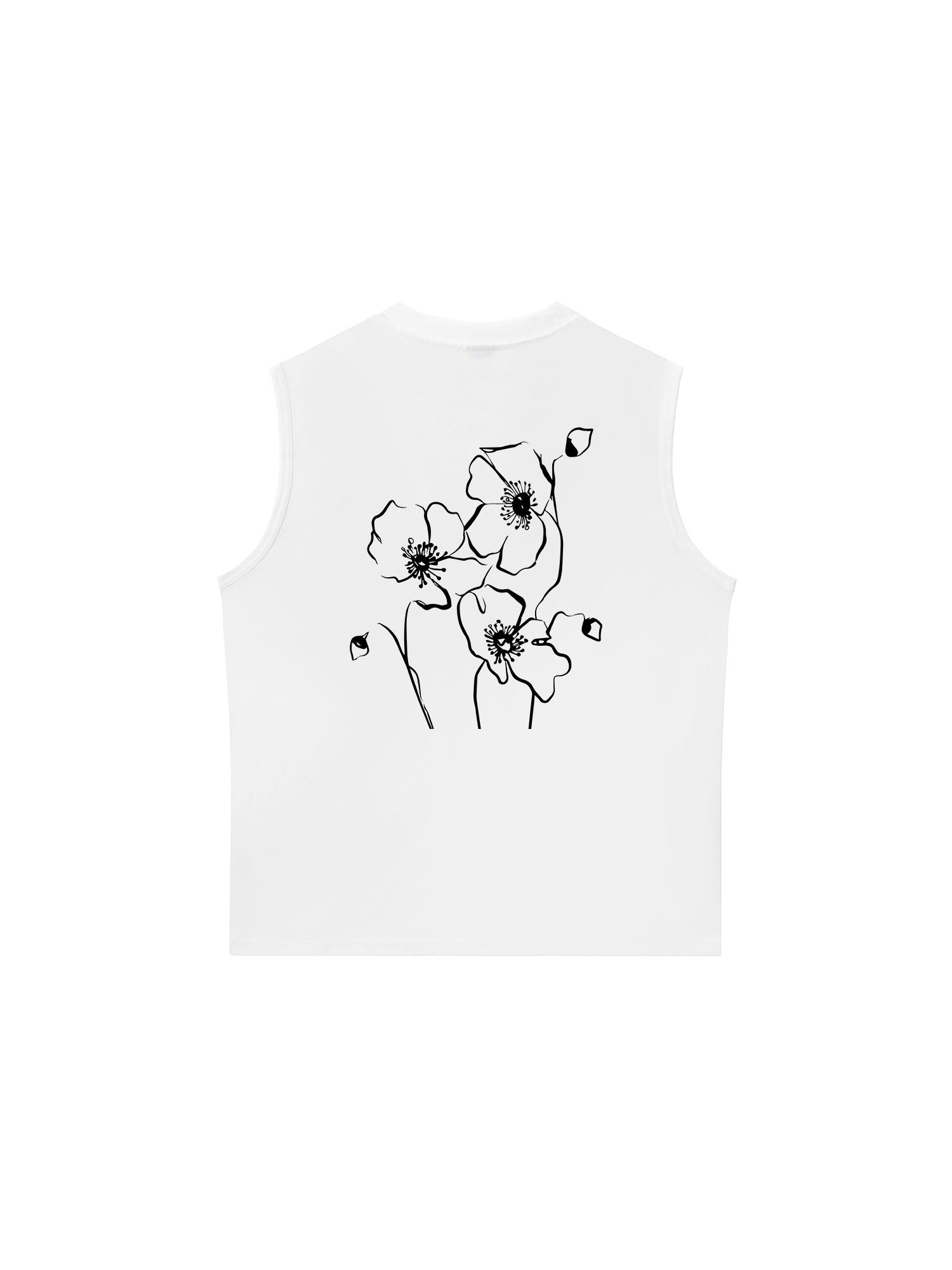 Áo Ba Lỗ Relaxed Fit Poppy Flower