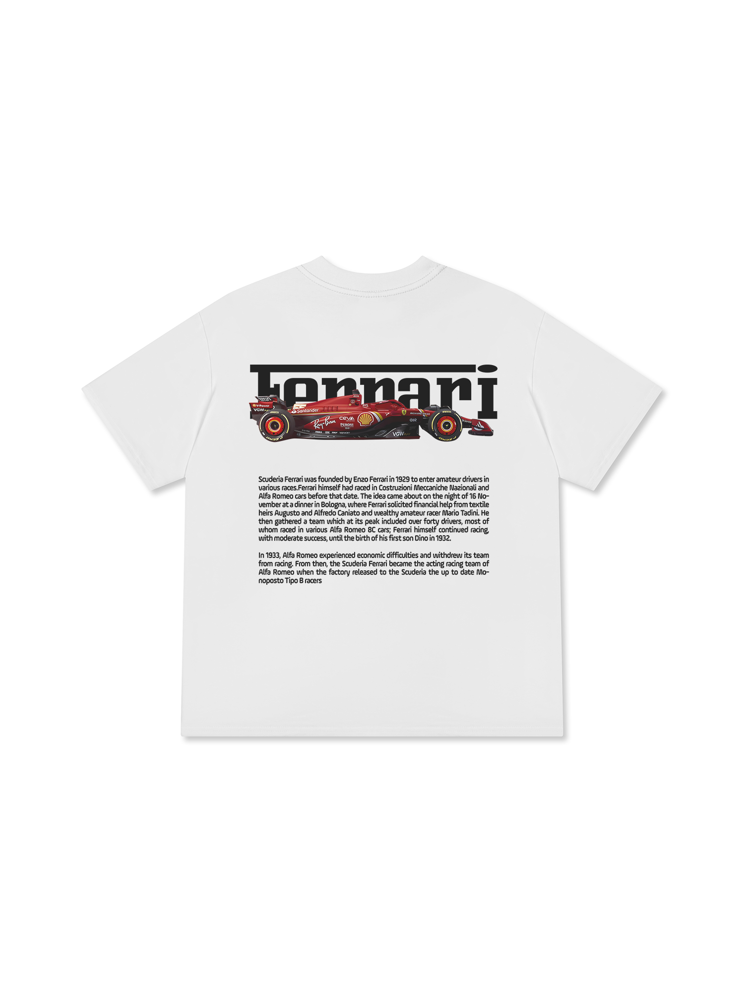 Áo Thun Relaxed Fit Ferrari Enzo Leon