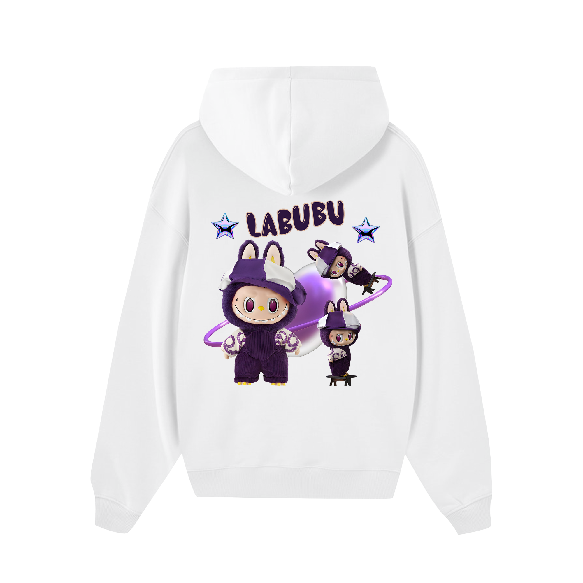 Labubu Purple Planet Hoodie