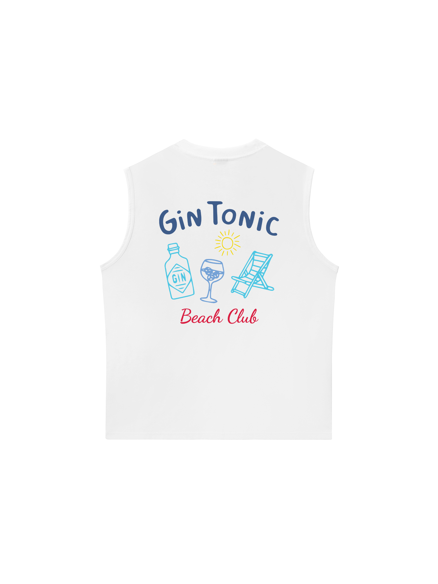 Áo Ba Lỗ Relaxed Fit Gin Tonic Beach Club