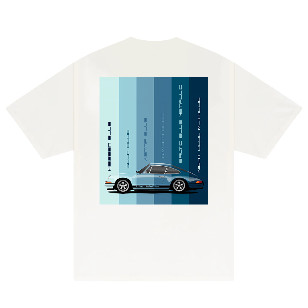 Porsche Blue Palettes T-Shirt