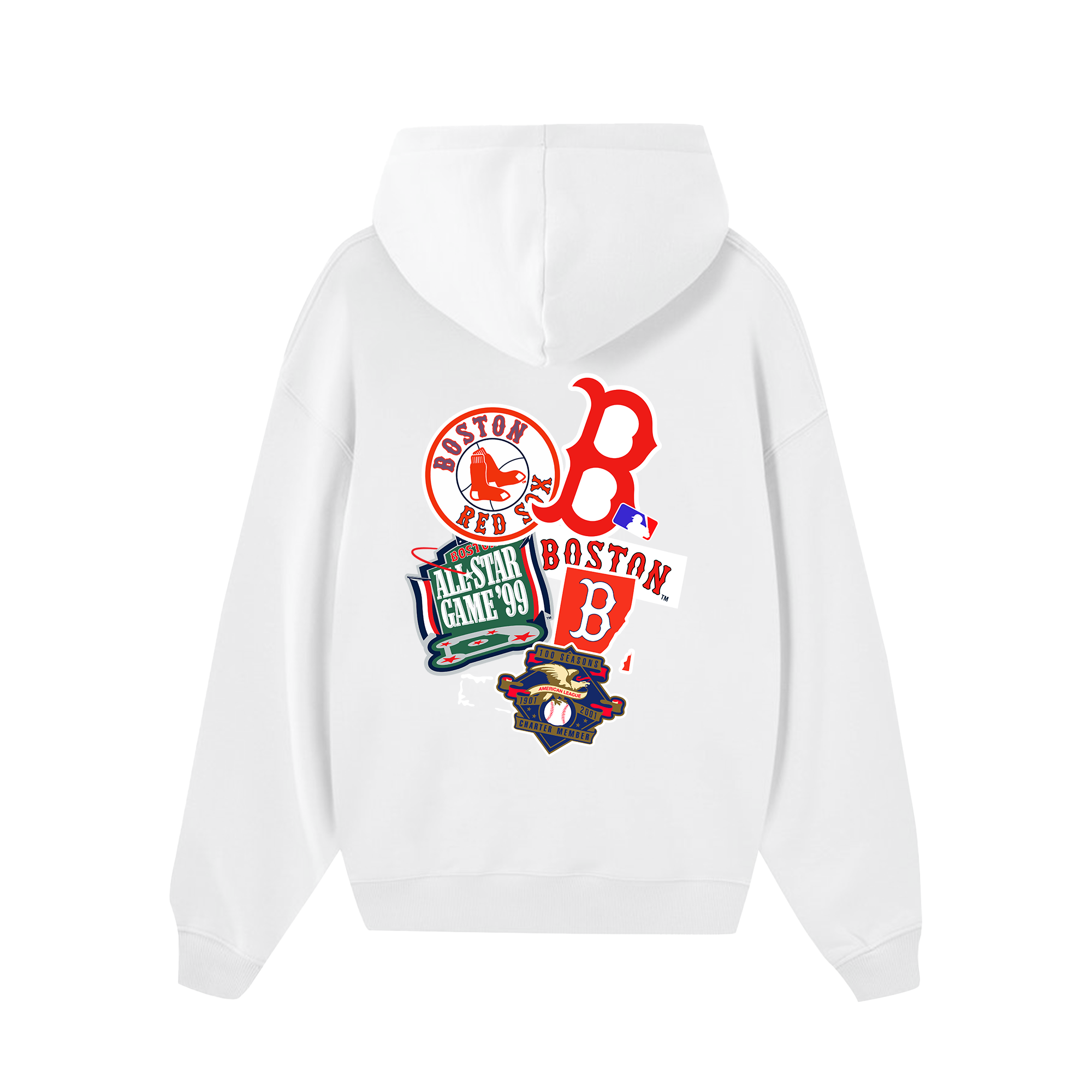 MLB Boston Red Sox Logo Red Hoodie