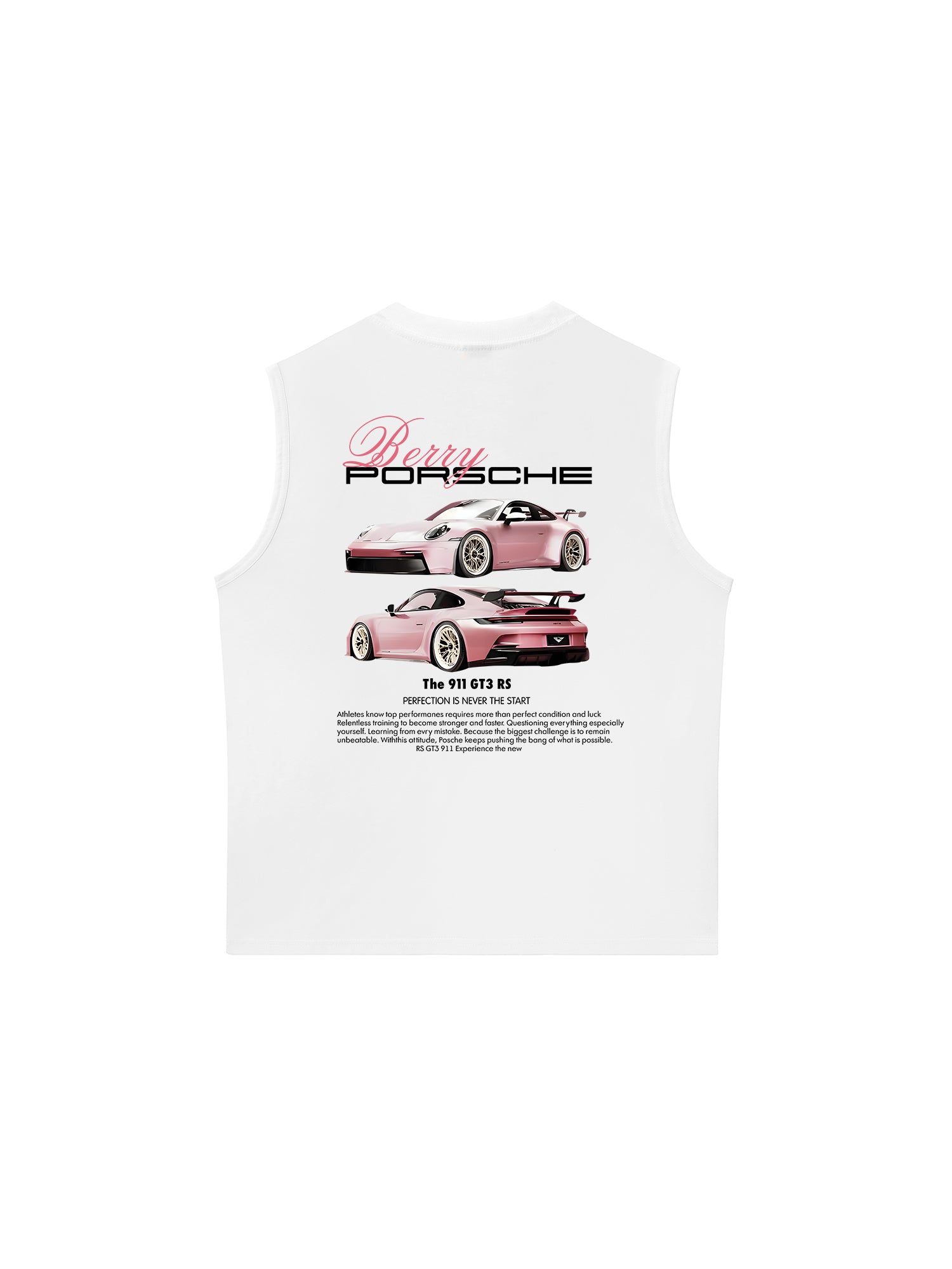 Áo Ba Lỗ Relaxed Fit CAR Berry Porsche