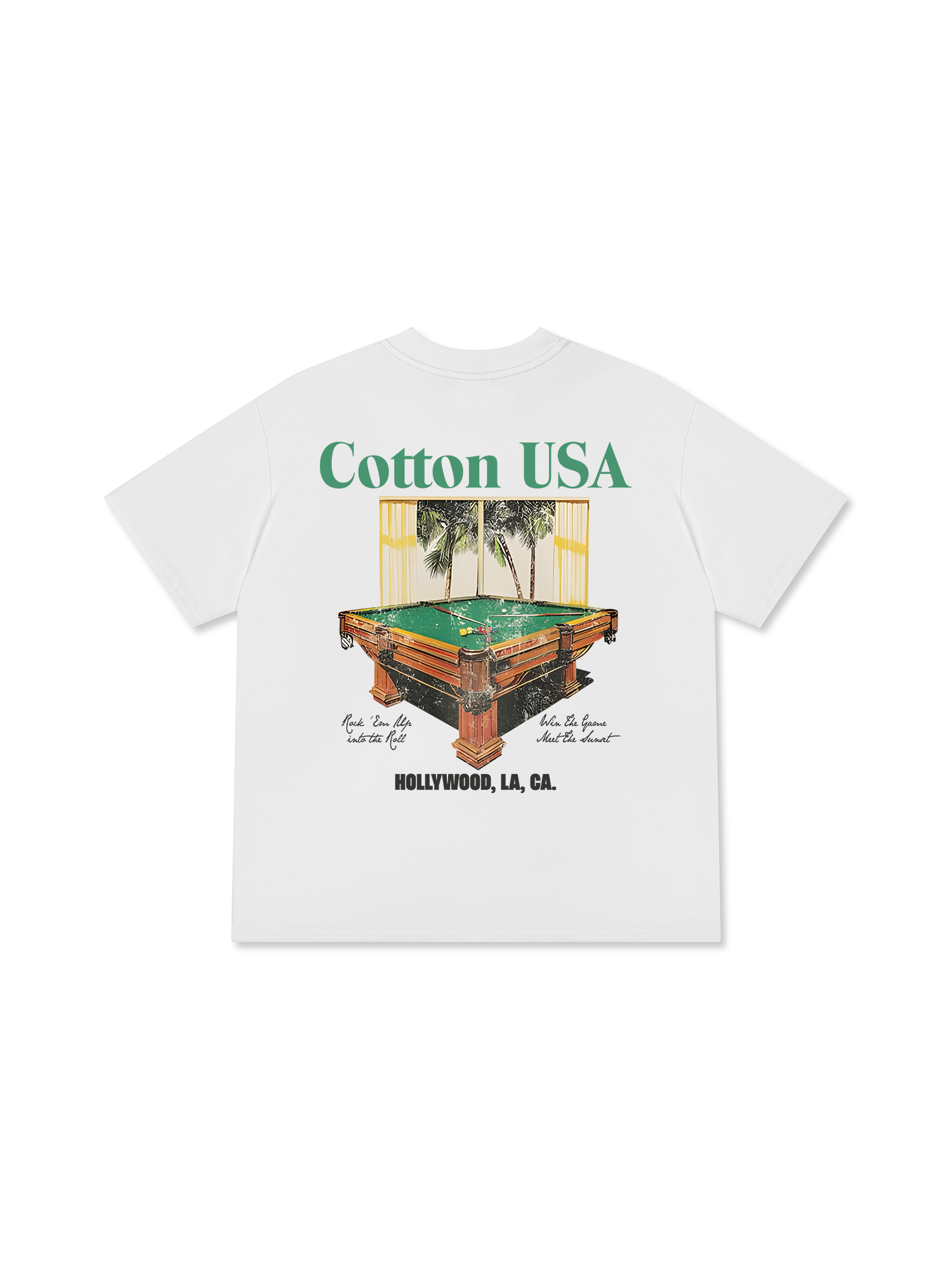 Áo Thun Relaxed Fit Billiards Meet The Sunset