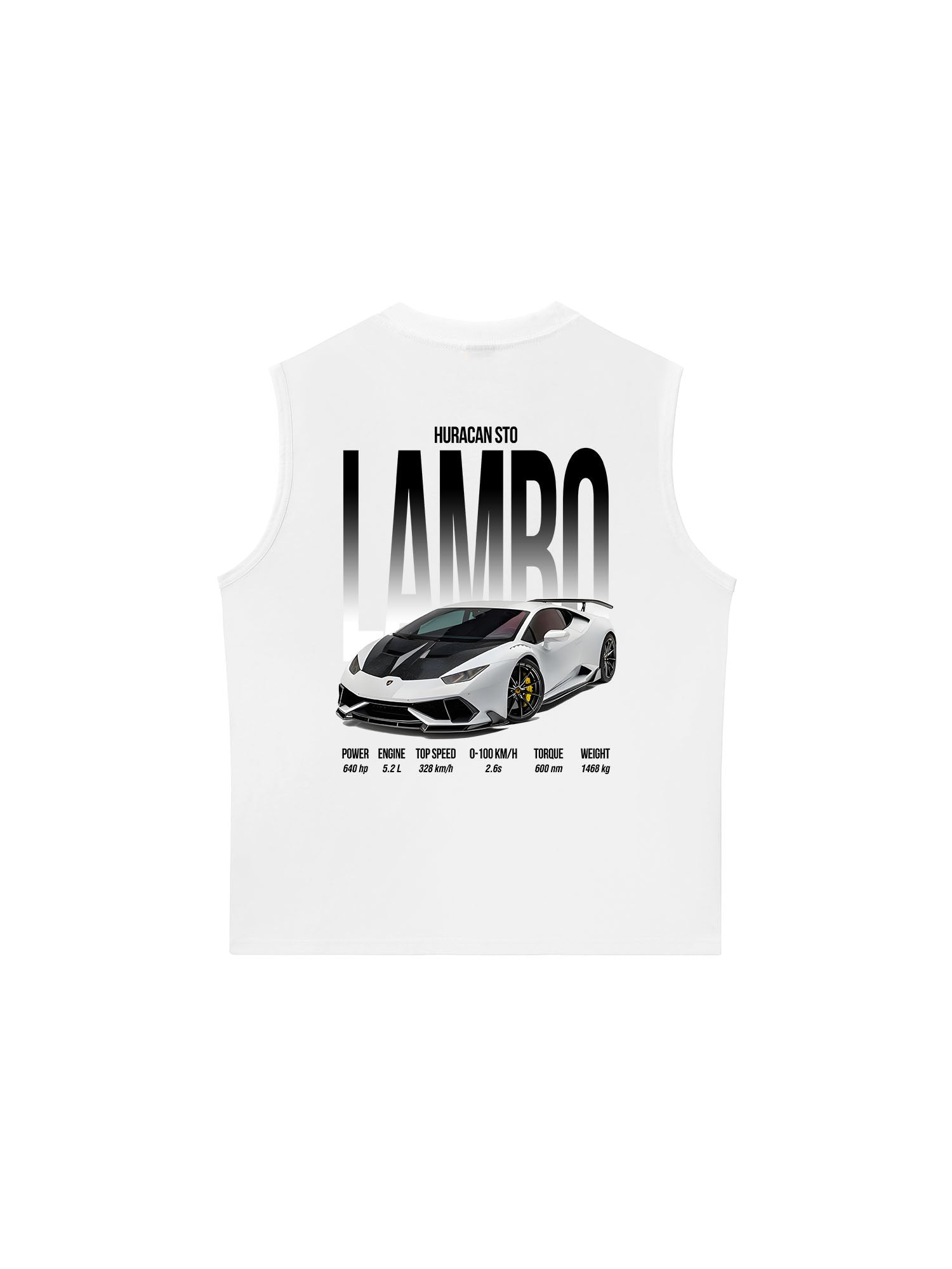 Áo Ba Lỗ Relaxed Fit Lamborghini Huracan STO