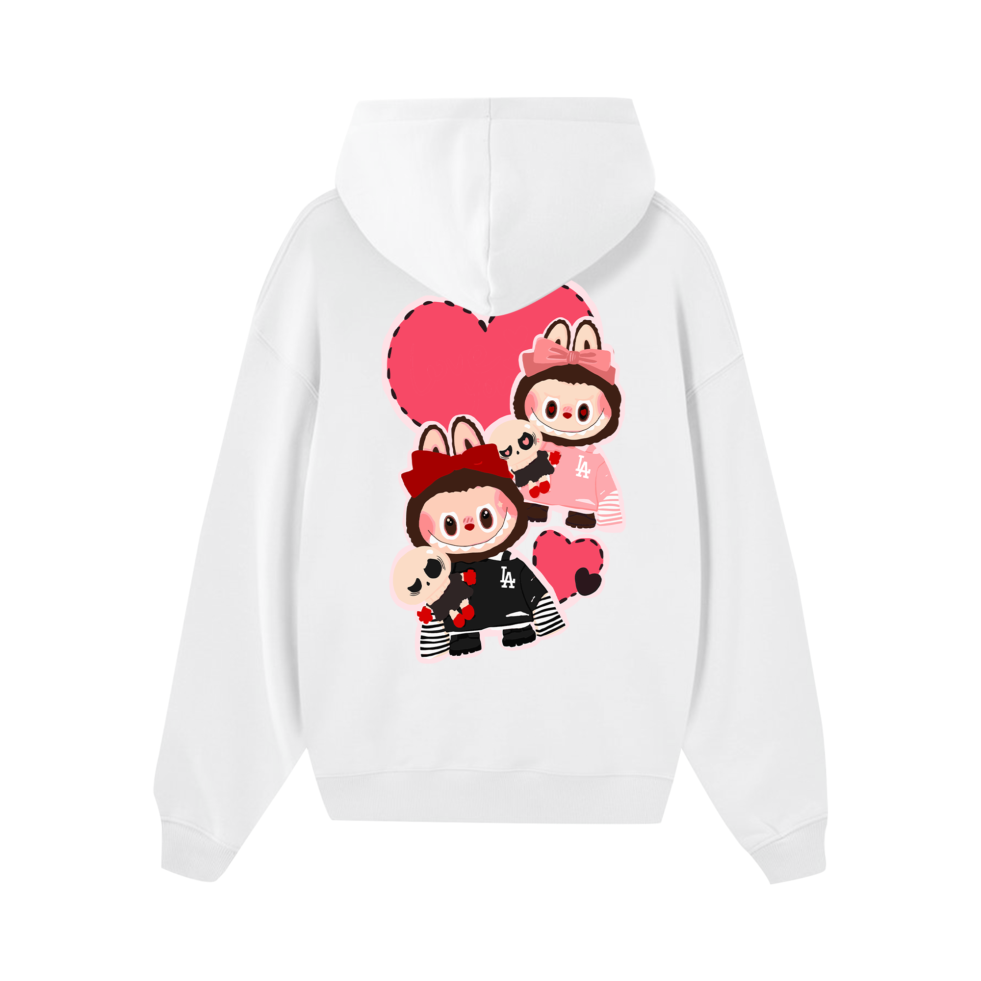 MLB Labubu Lovely Twins LA Hoodie