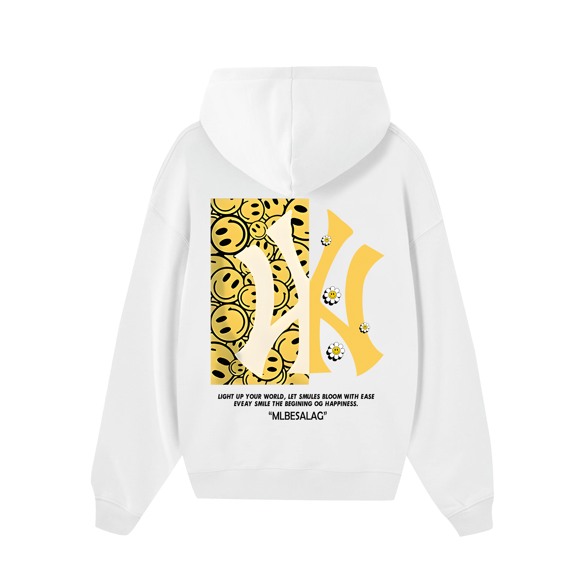 MLB Floral Smiley Flower Hoodie