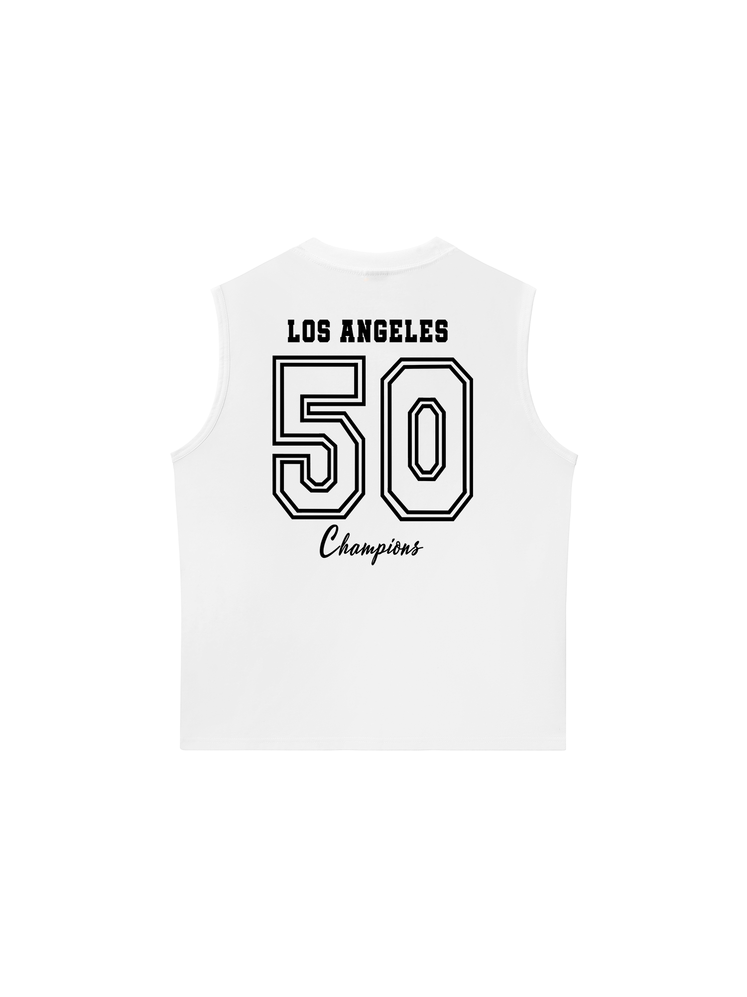 Áo Ba Lỗ Relaxed Fit Los Angeles Champions Black&White