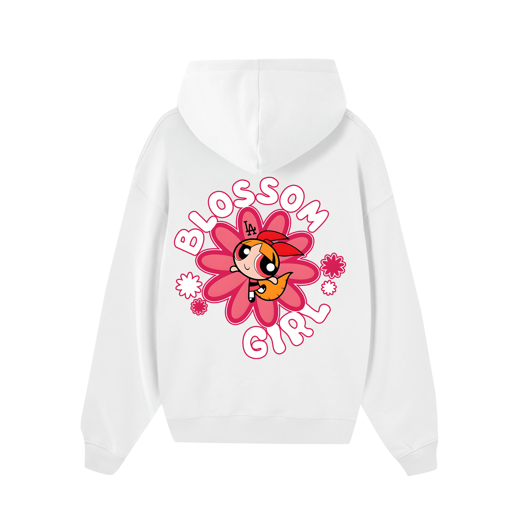 MLB Floral Pink Bubble Girl Hoodie