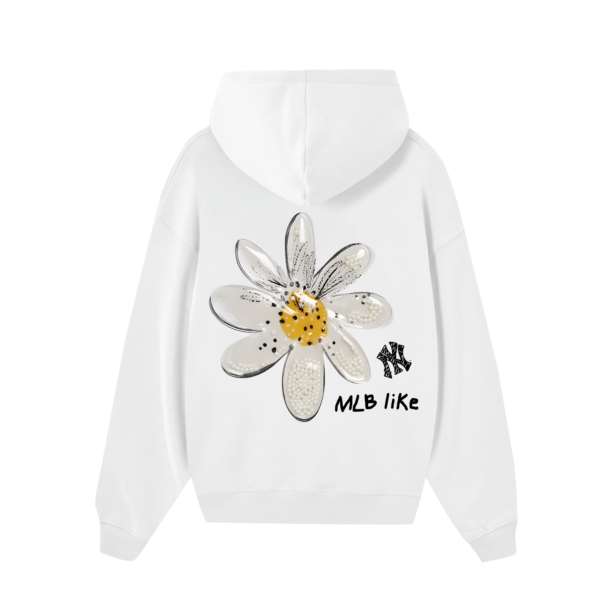 MLB Floral Daisy MLB Like Hoodie