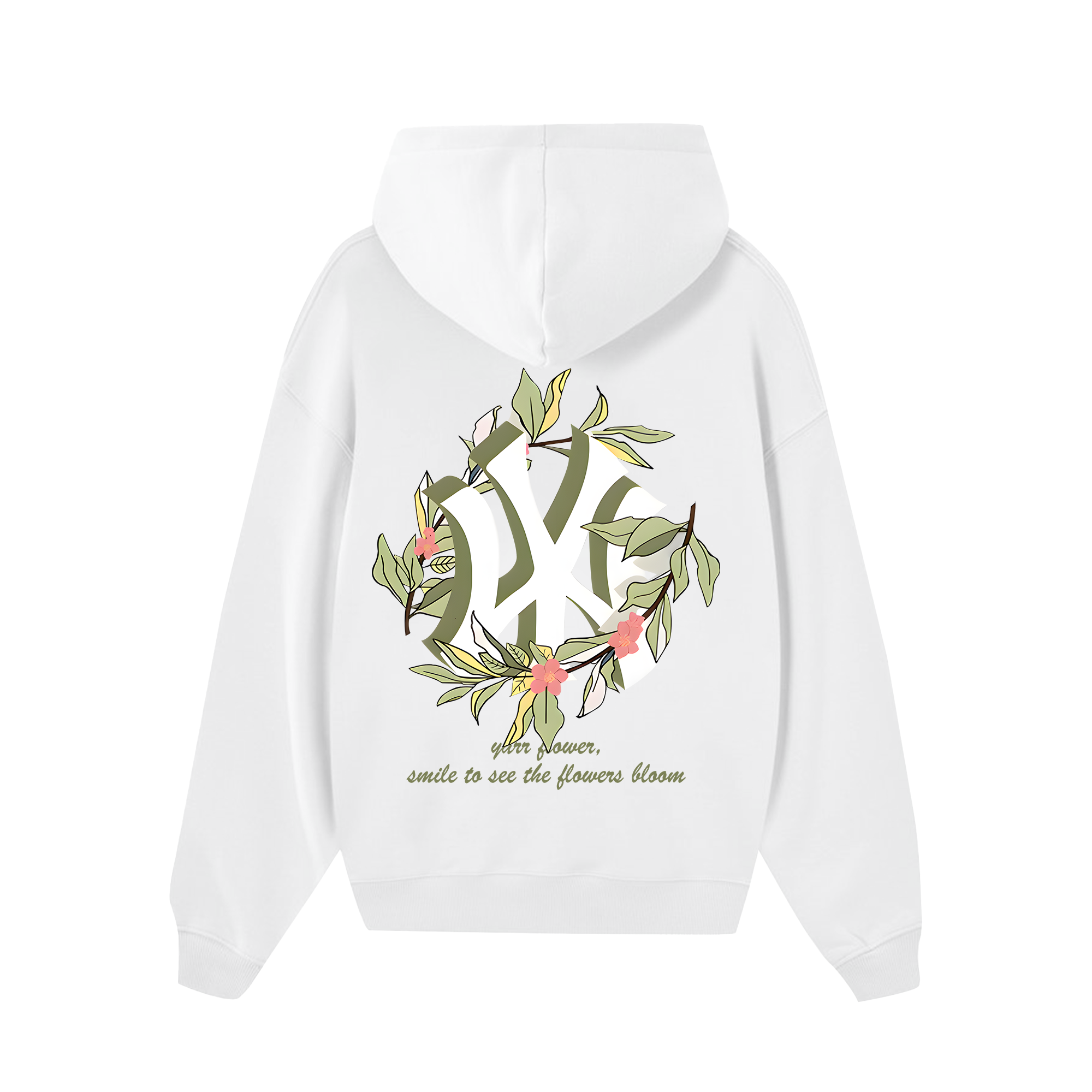 MLB Floral Green Floral New York Hoodie