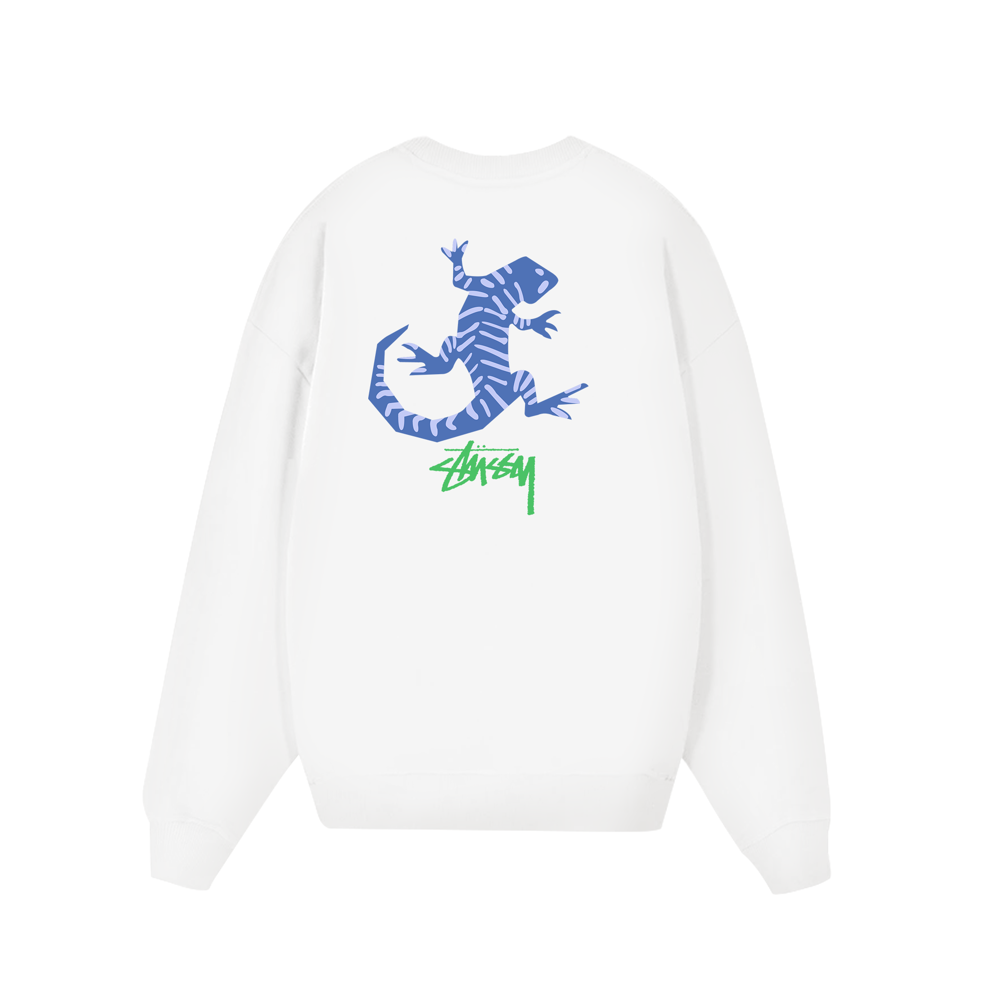 Stussy Blue Lizard Sweater