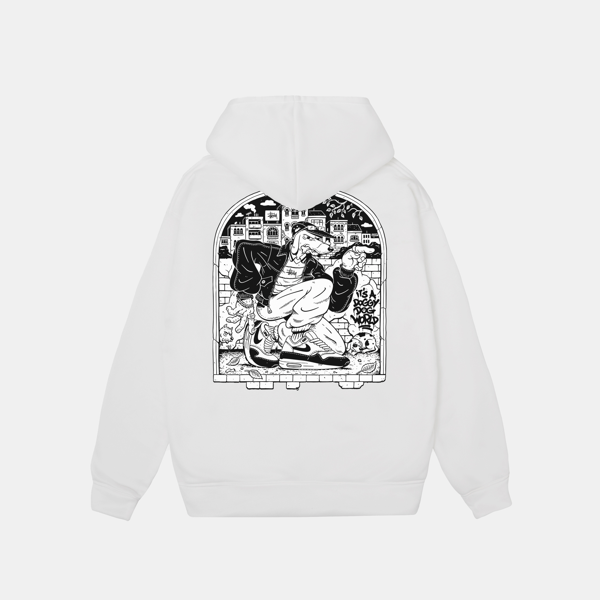 Stussy It's A Doggy Dog World Hoodie