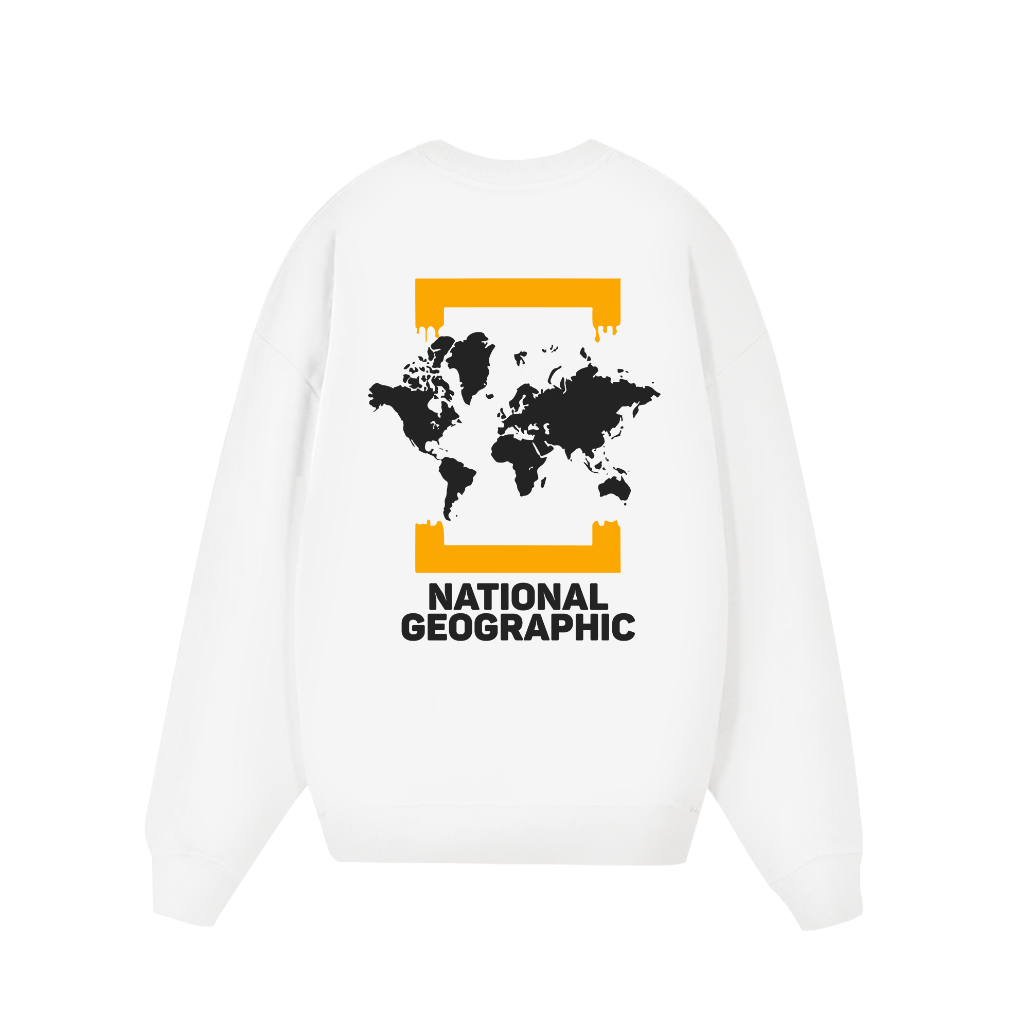 National Geographic World Map Sweater