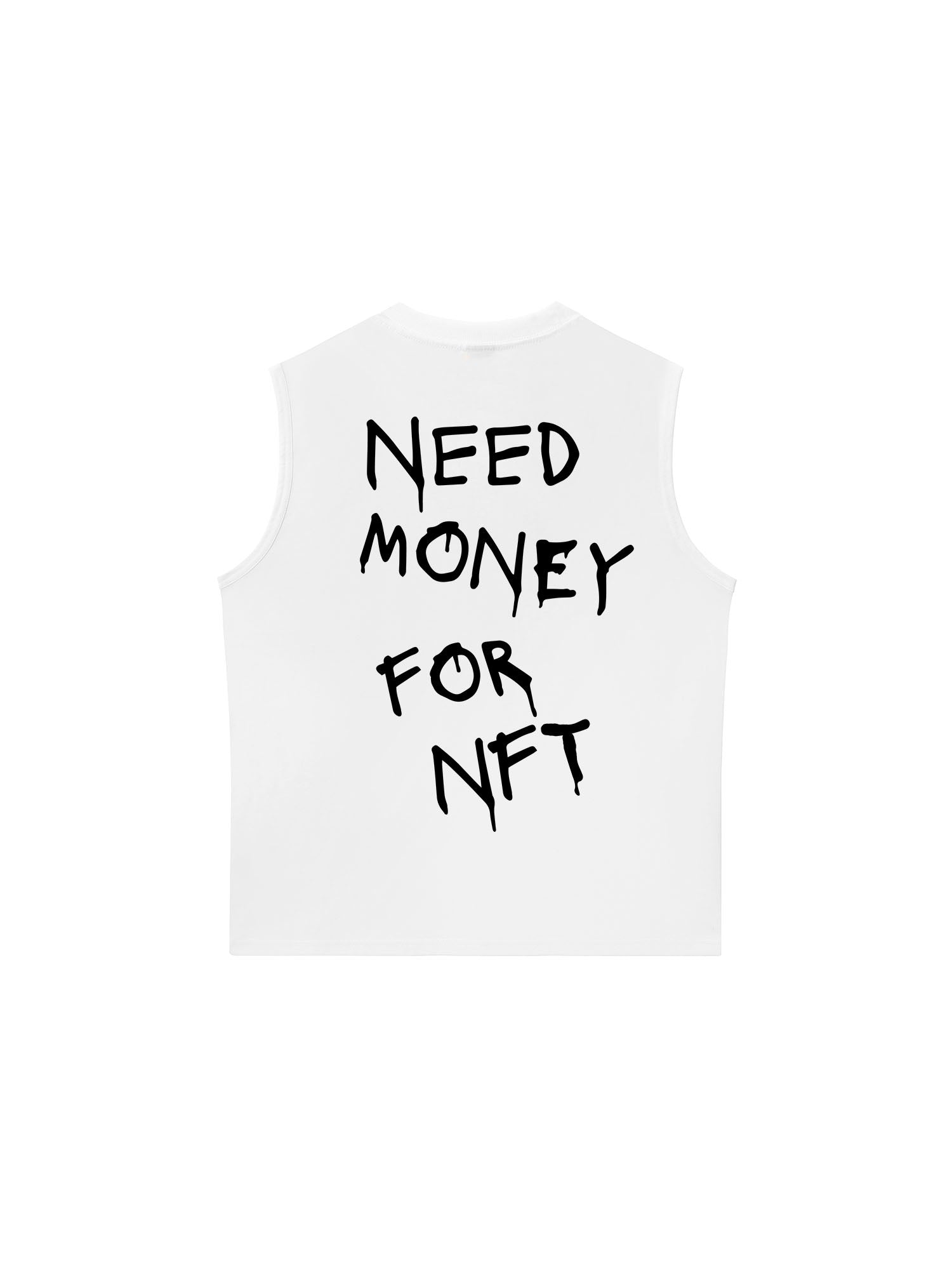 Áo Ba Lỗ Relaxed Fit Need Money For NFT