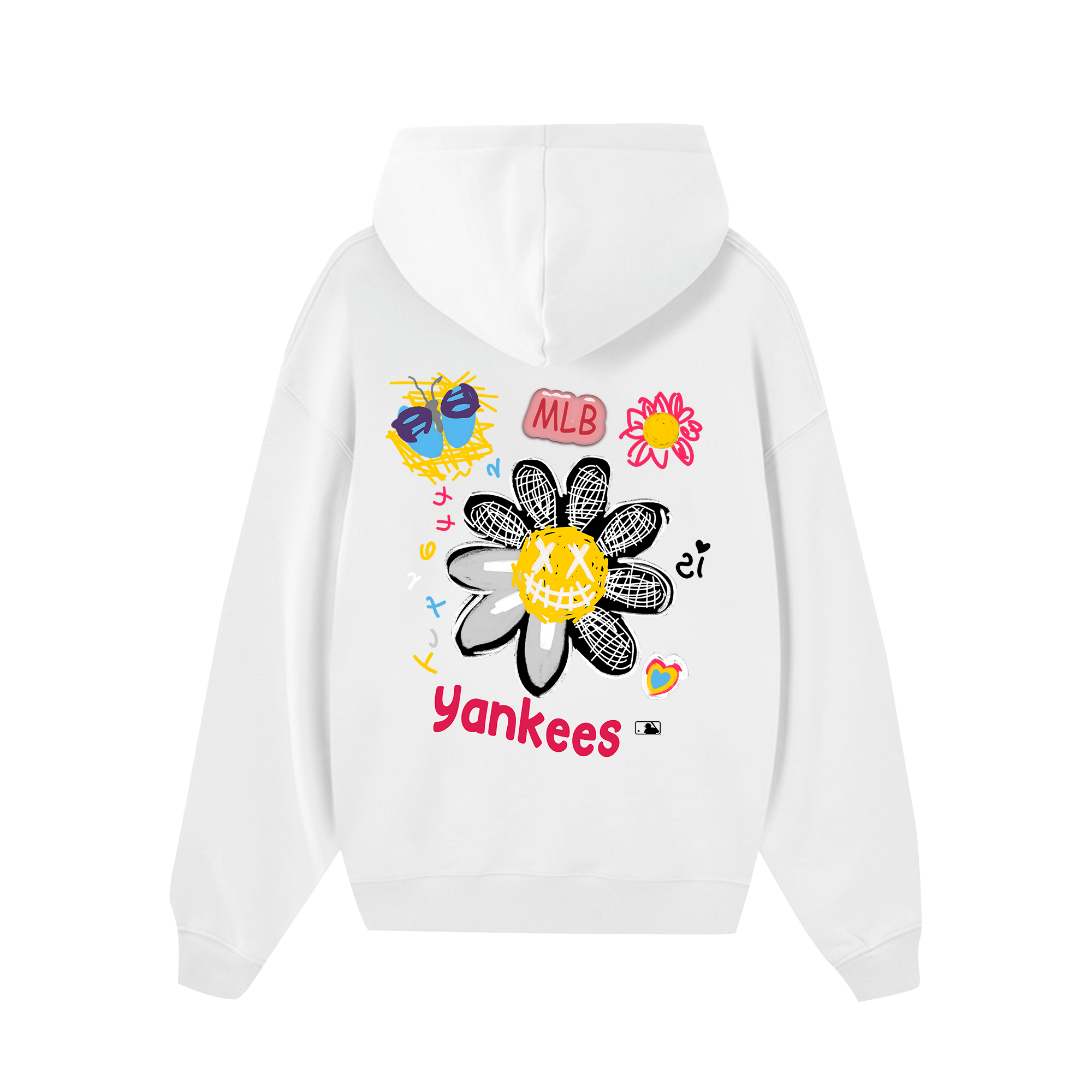 MLB Floral Cute Daisy Flower Hoodie