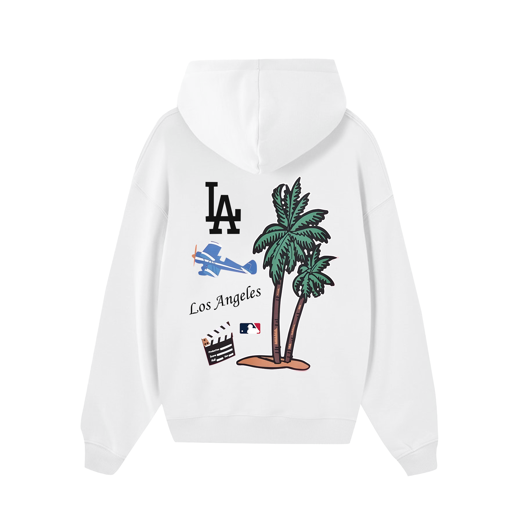 MLB Floral Los Angeles Beach Hoodie