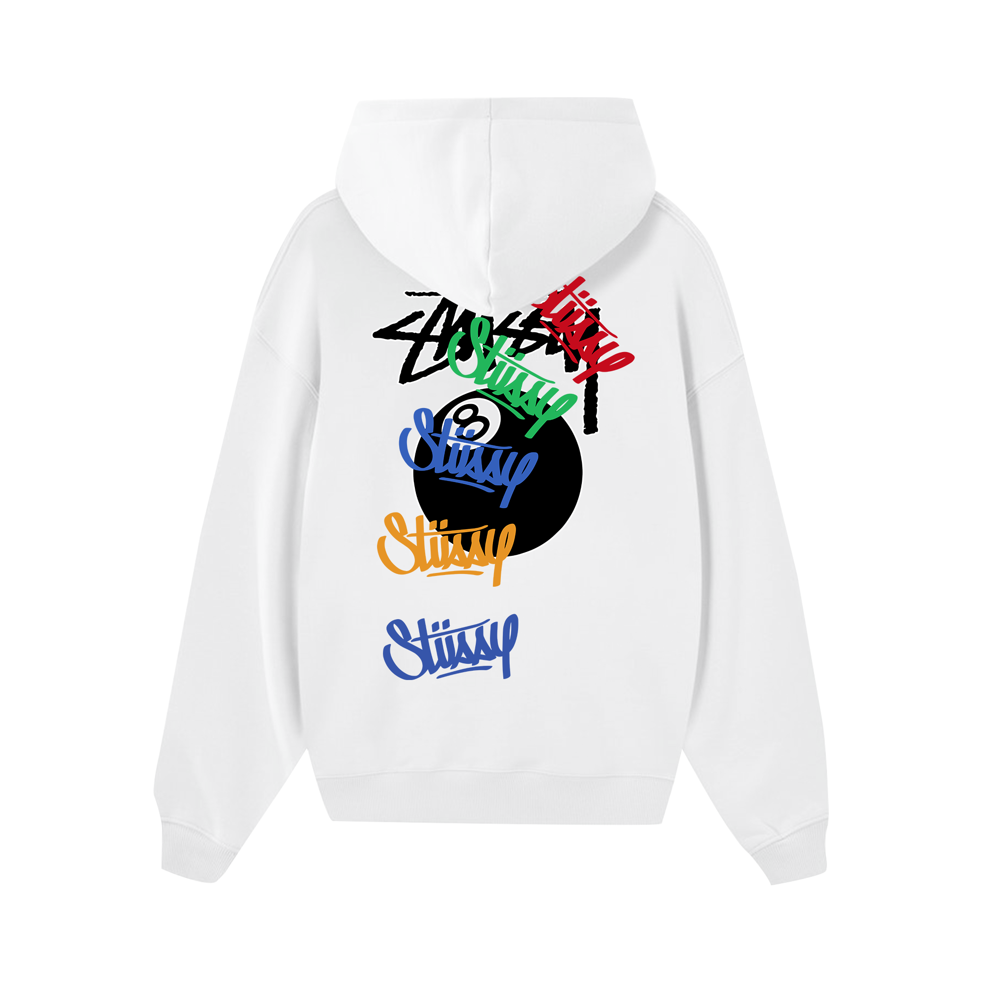 Stussy Mix Colorful Hoodie