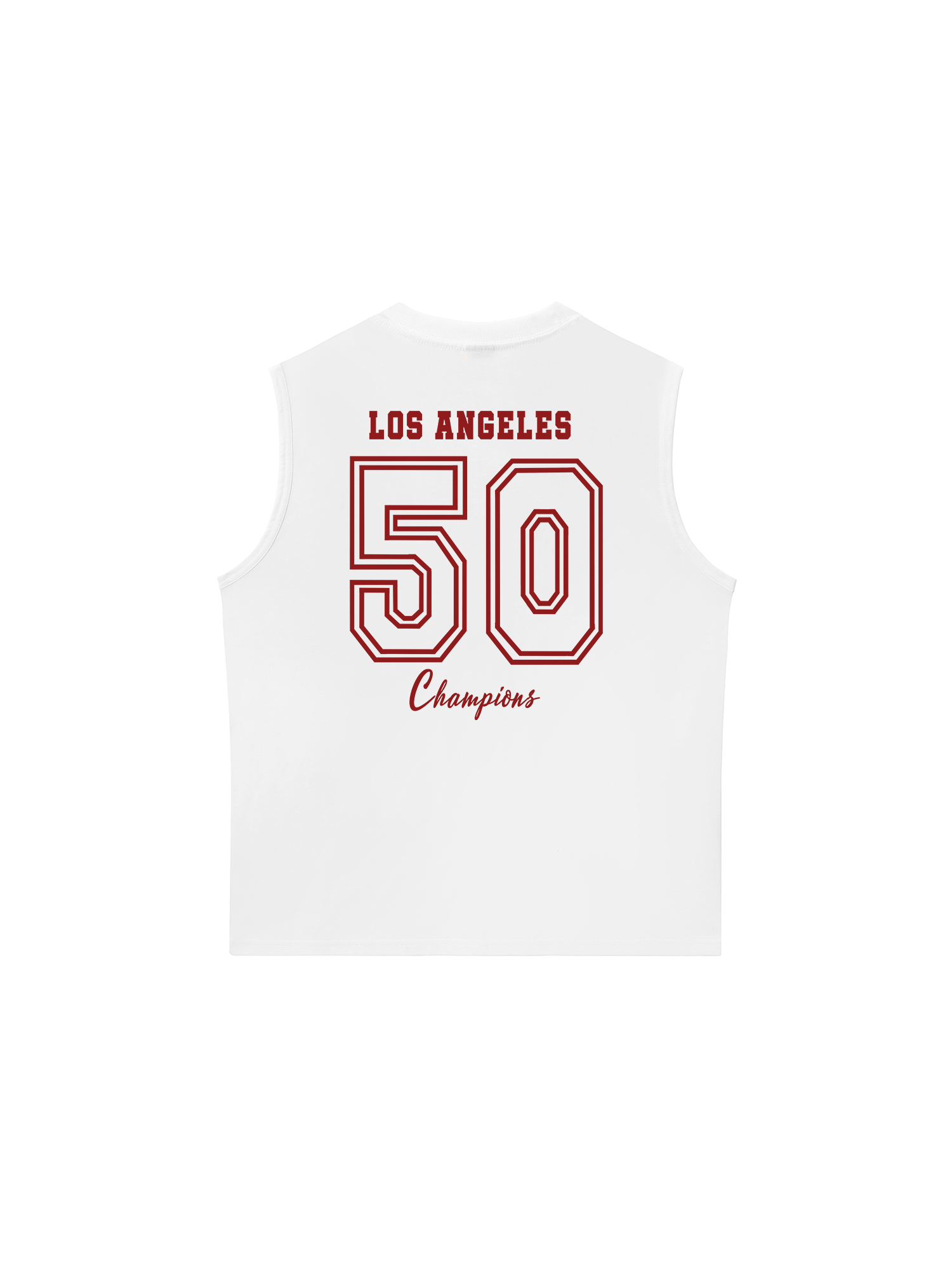 Áo Ba Lỗ Relaxed Fit Los Angeles Champions Red