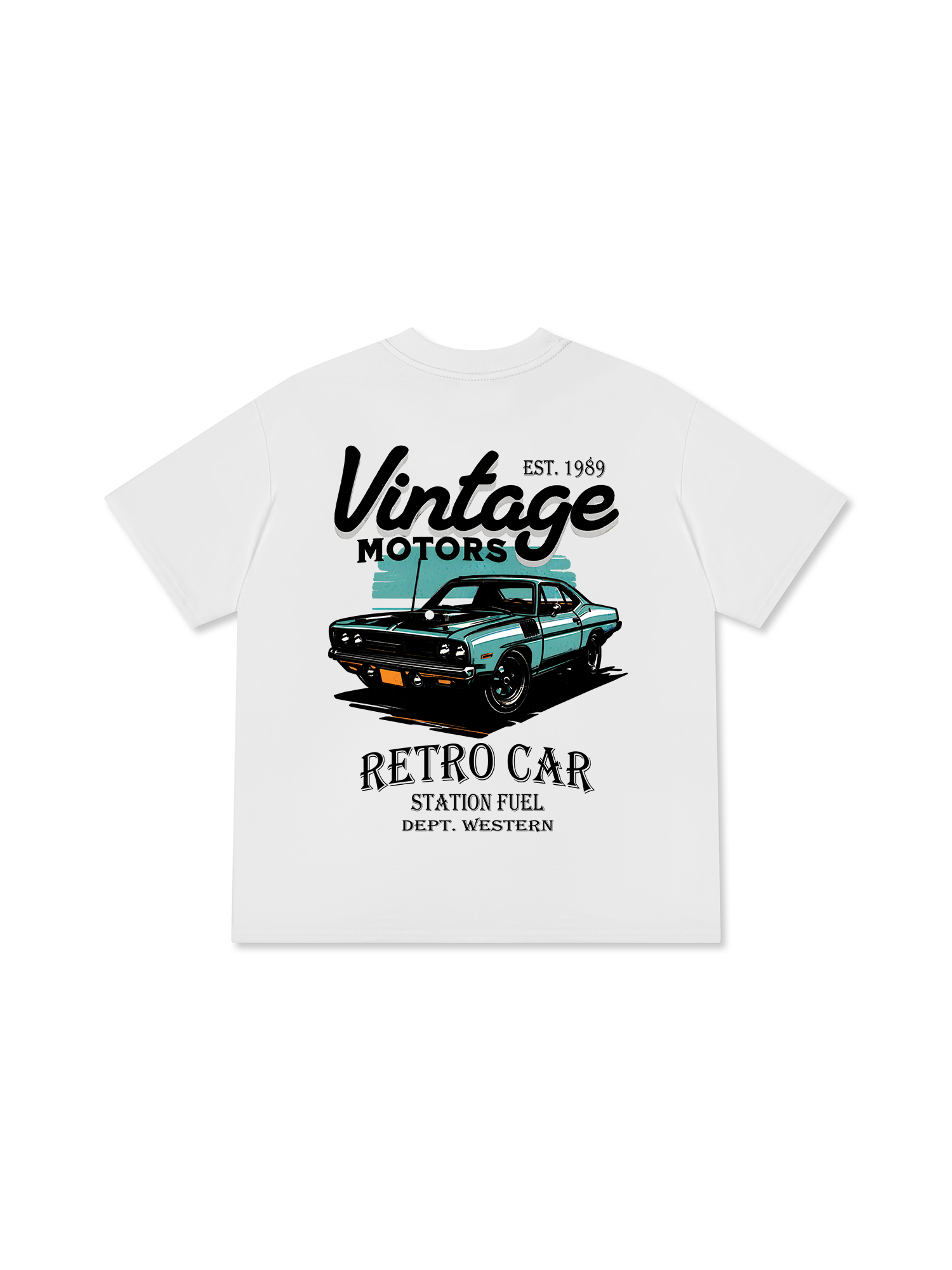 Áo Thun Relaxed Fit Classic Car Vintage 1989