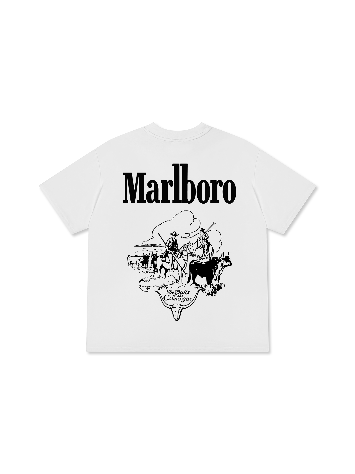 Áo Thun Relaxed Fit Marlboro The Bulls Of The Camargue