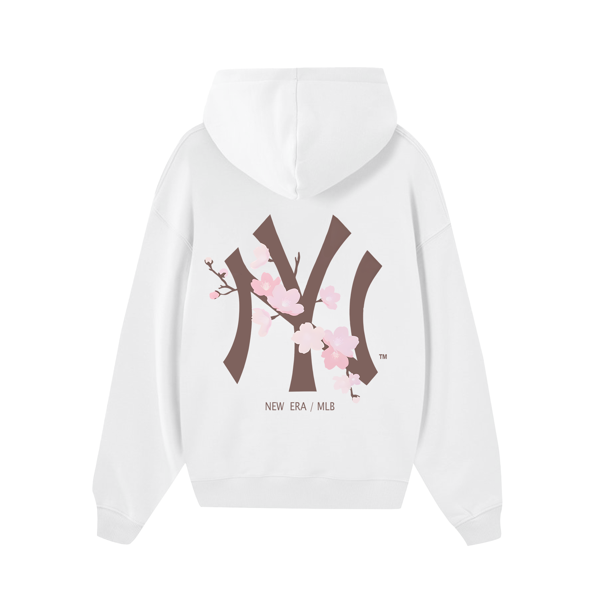 MLB Floral Peach Hoodie